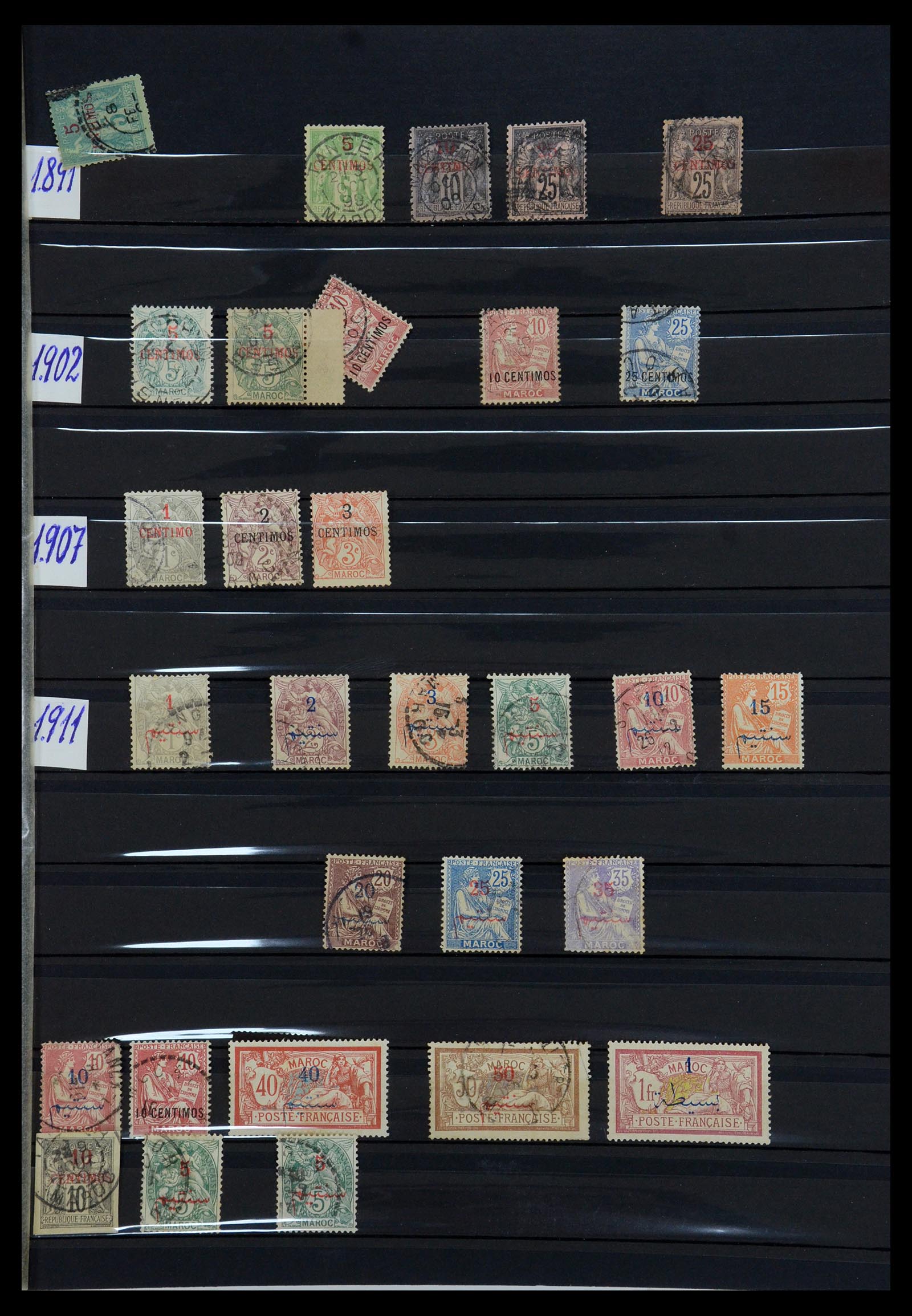 35741 001 - Postzegelverzameling 35741 Marokko 1891-1982.