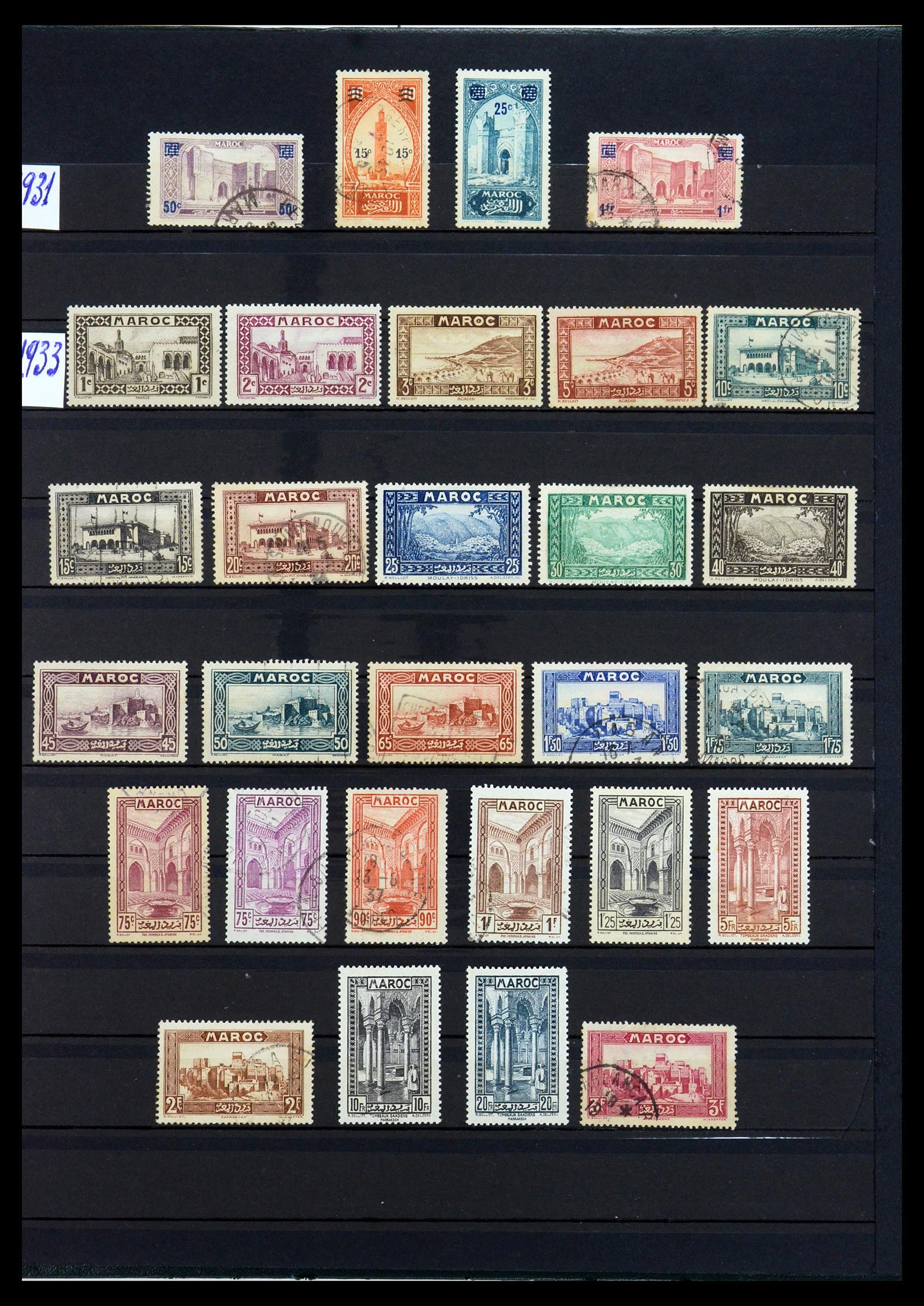 35741 006 - Stamp Collection 35741 Morocco 1891-1982.