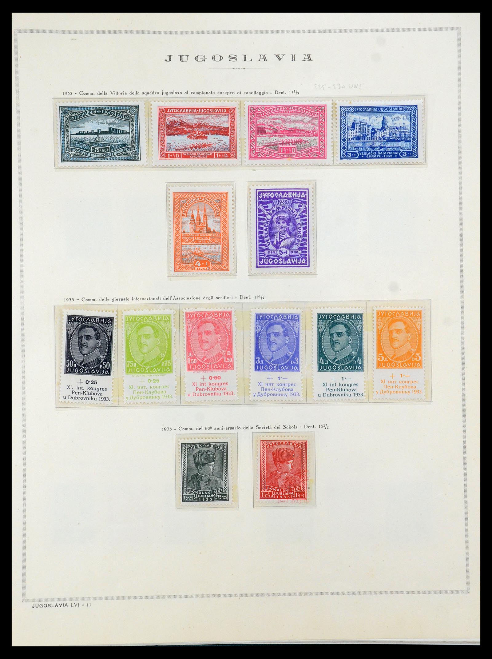 35742 005 - Postzegelverzameling 35742 Joegoslavië 1921-1950.