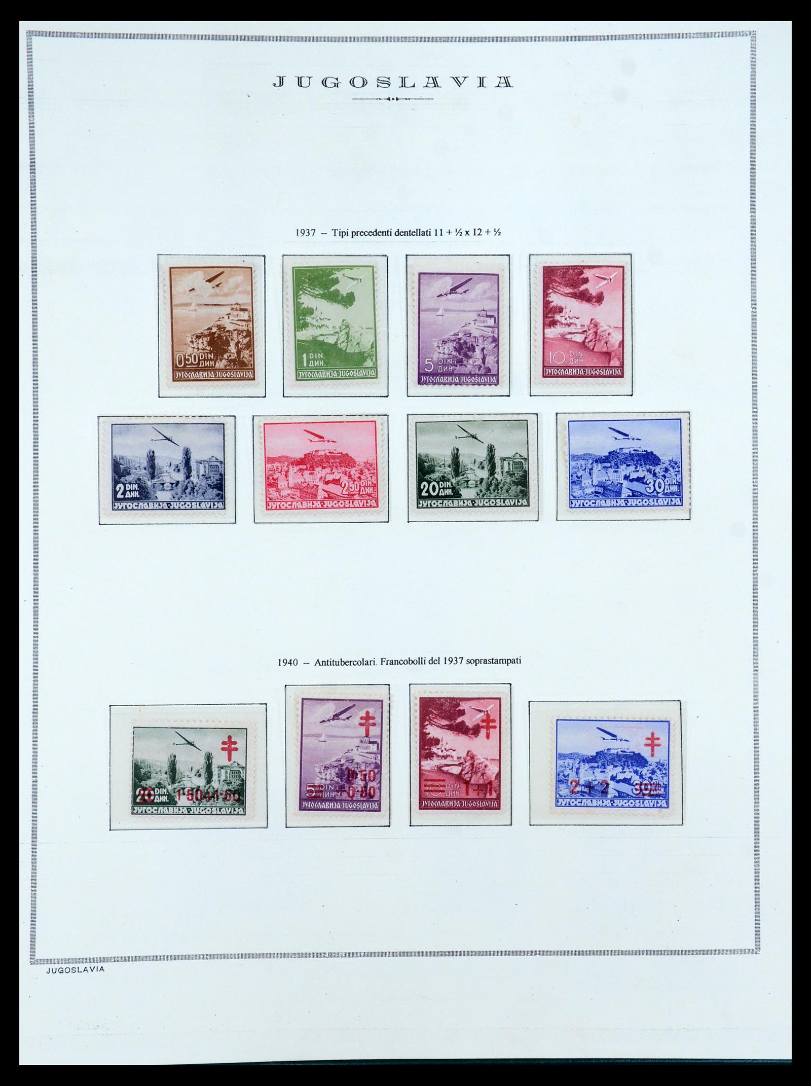 35742 017 - Postzegelverzameling 35742 Joegoslavië 1921-1950.