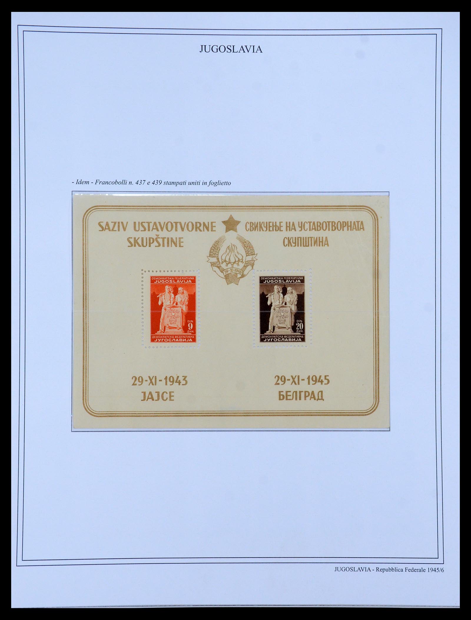35742 023 - Postzegelverzameling 35742 Joegoslavië 1921-1950.