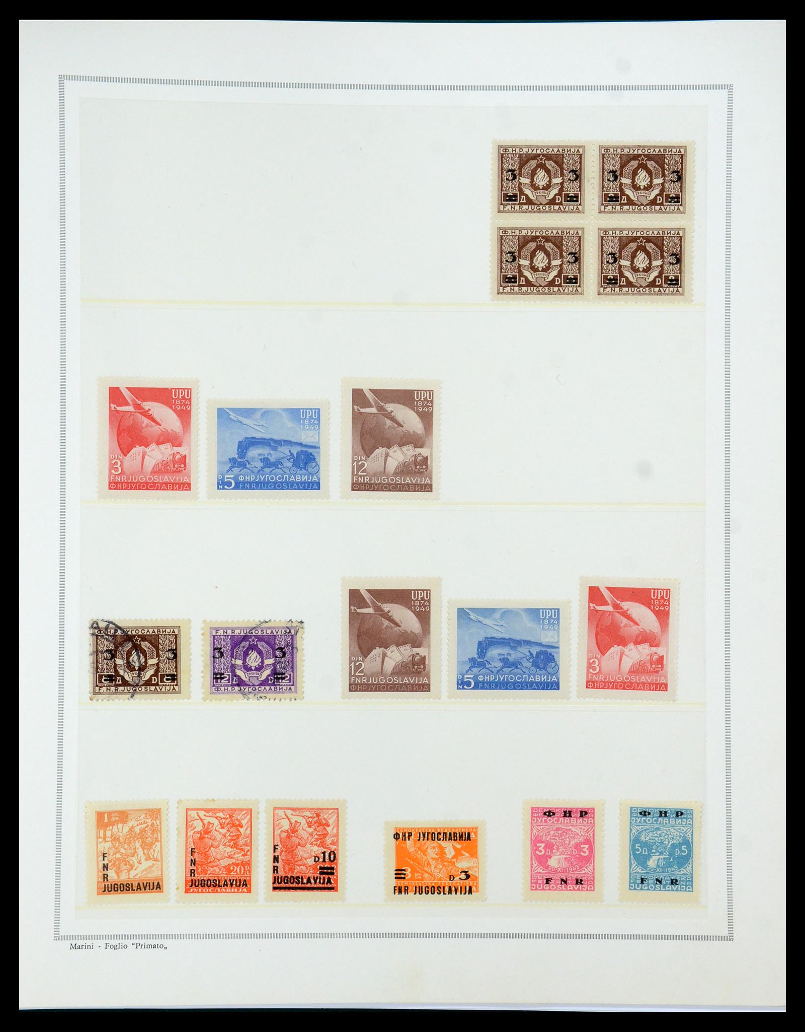 35742 043 - Postzegelverzameling 35742 Joegoslavië 1921-1950.