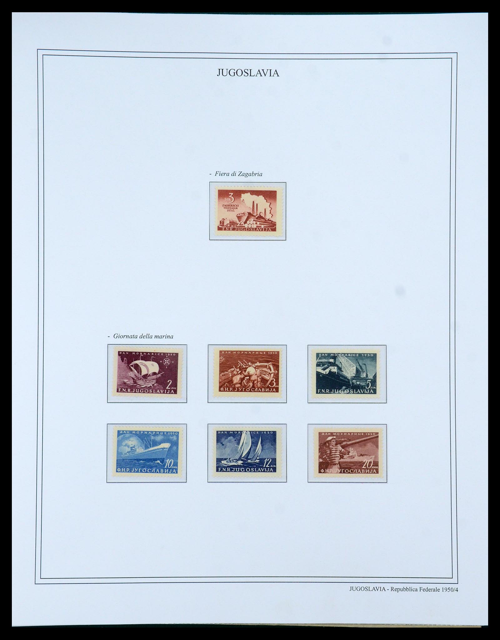 35742 047 - Postzegelverzameling 35742 Joegoslavië 1921-1950.