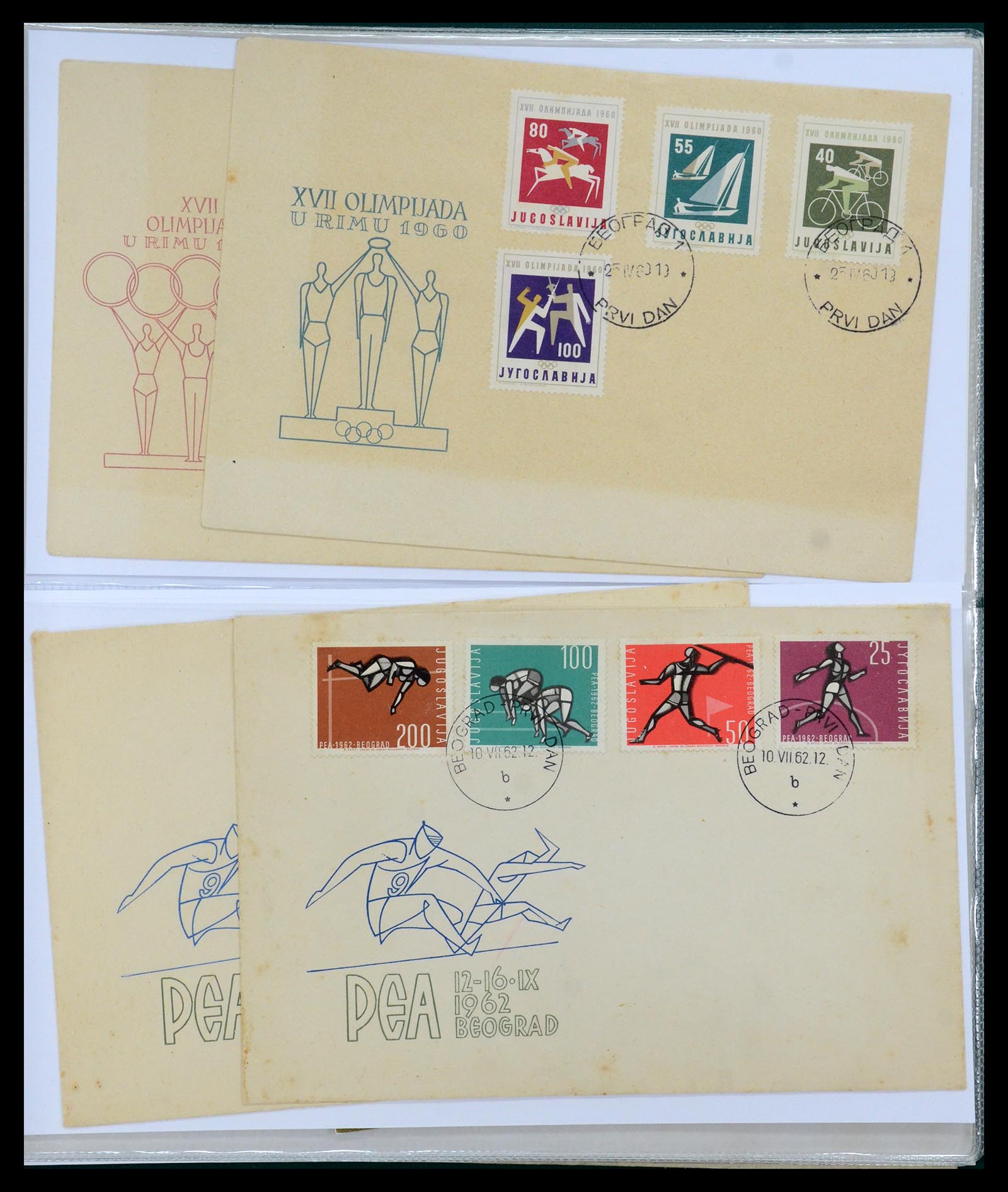 35742 048 - Postzegelverzameling 35742 Joegoslavië 1921-1950.