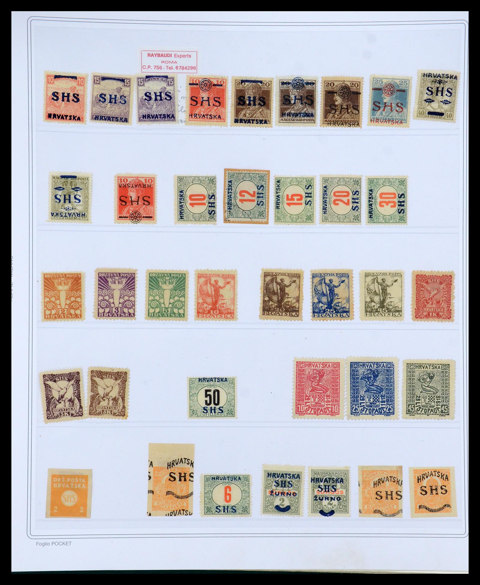 35742 056 - Postzegelverzameling 35742 Joegoslavië 1921-1950.