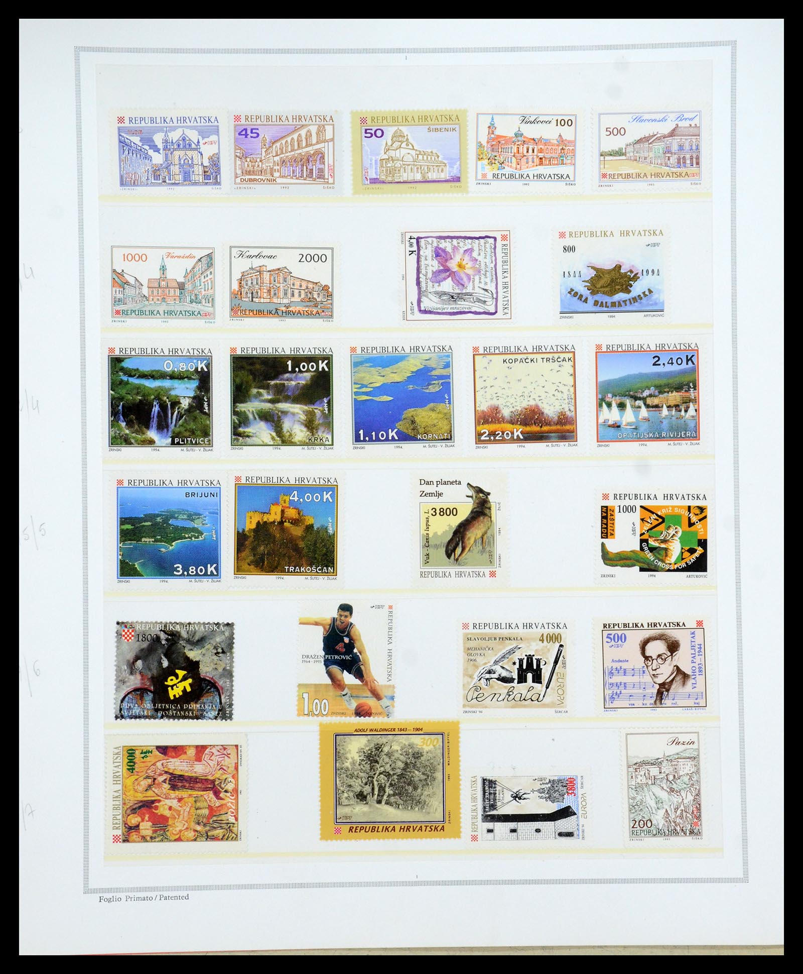 35742 060 - Postzegelverzameling 35742 Joegoslavië 1921-1950.