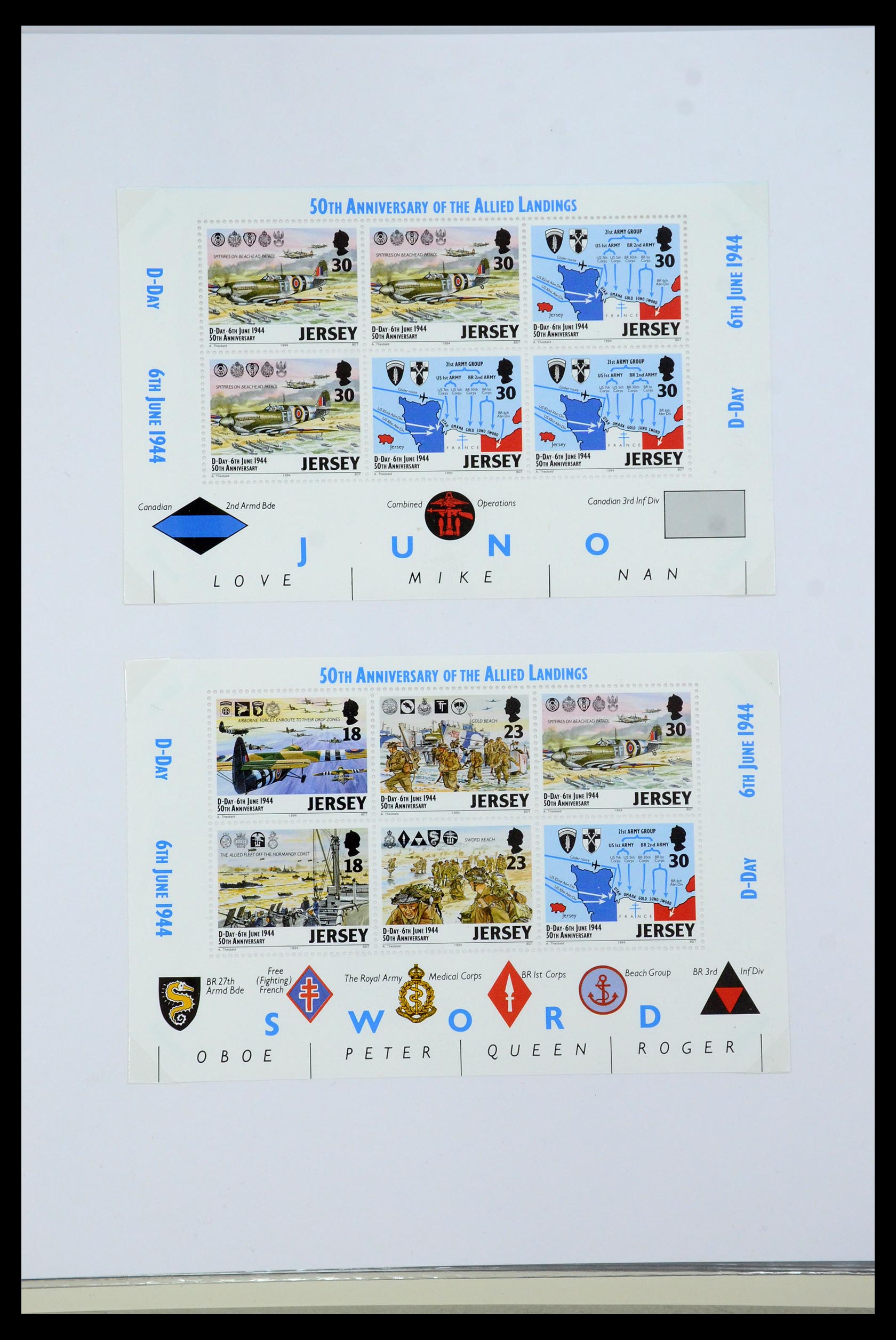 35743 005 - Postzegelverzameling 35743 Jersey 2004-2010.