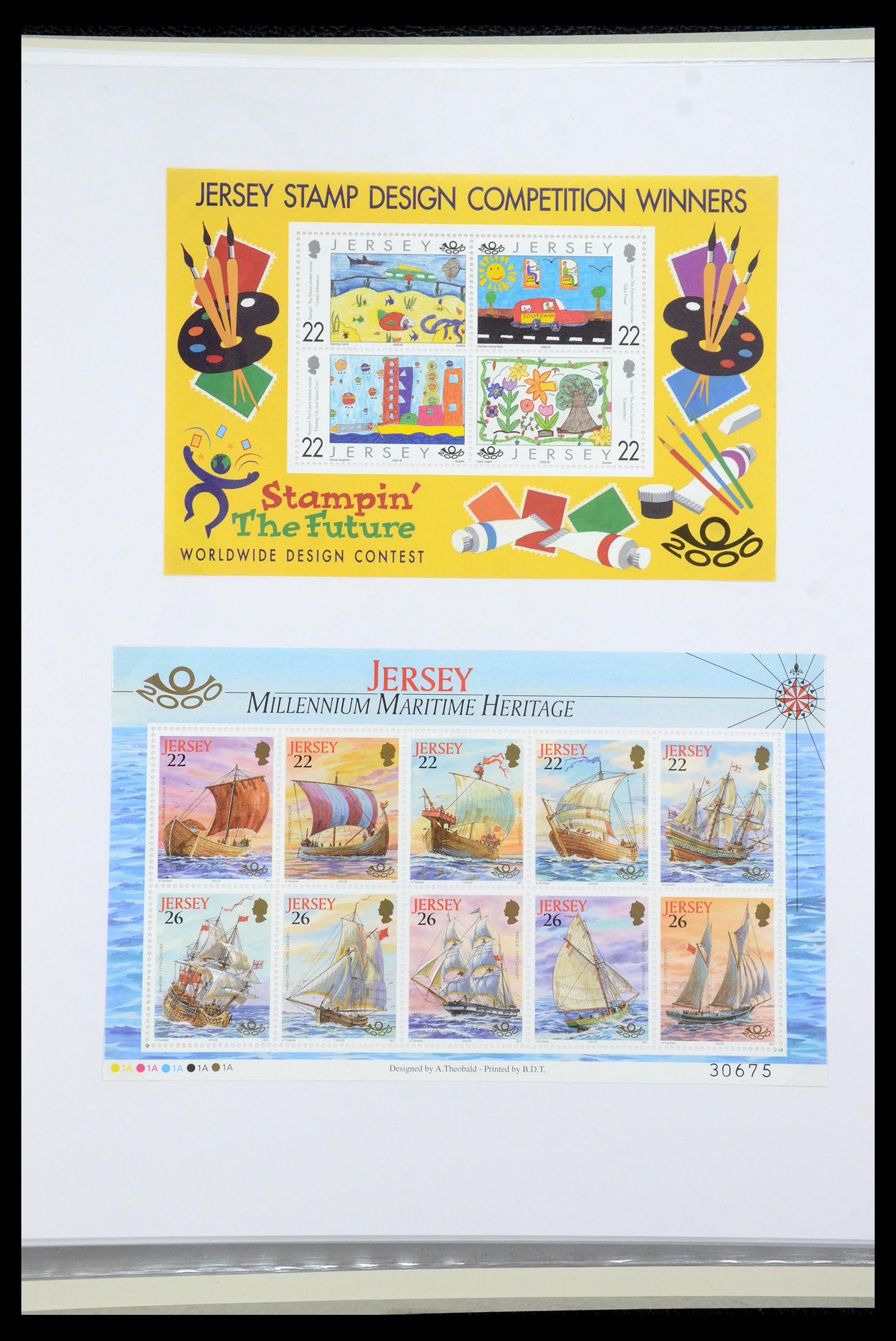 35743 013 - Postzegelverzameling 35743 Jersey 2004-2010.