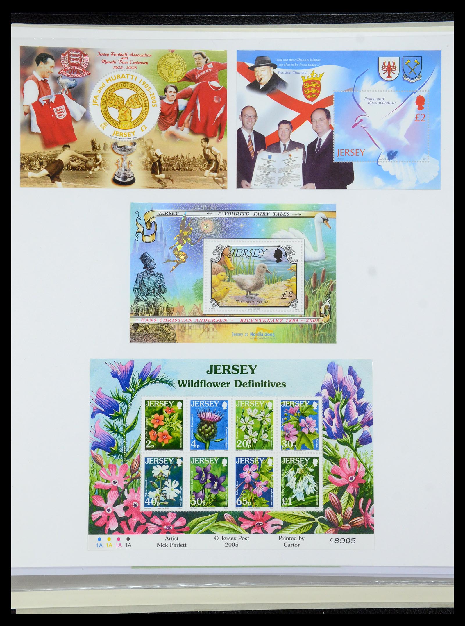 35743 023 - Postzegelverzameling 35743 Jersey 2004-2010.