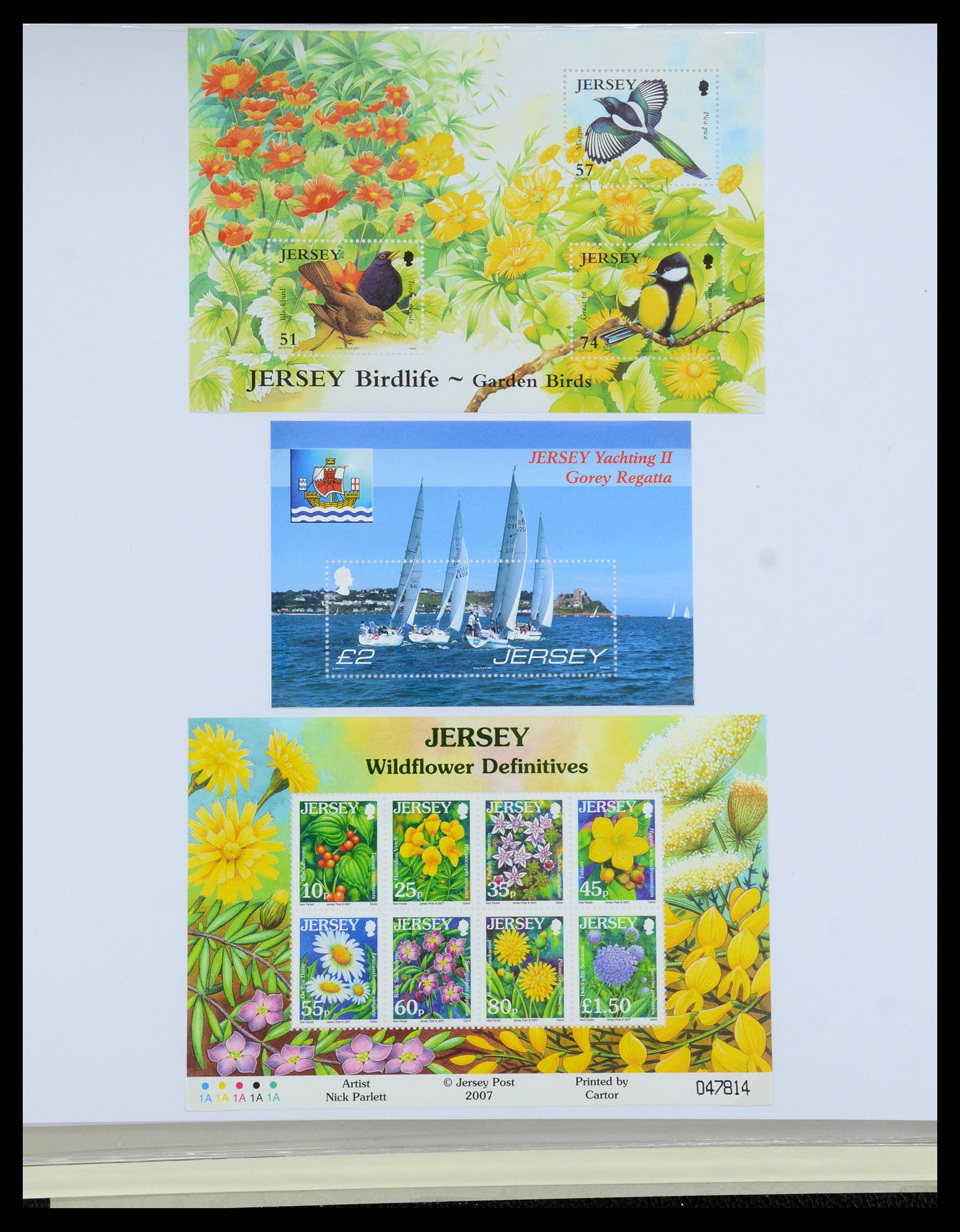 35743 028 - Postzegelverzameling 35743 Jersey 2004-2010.