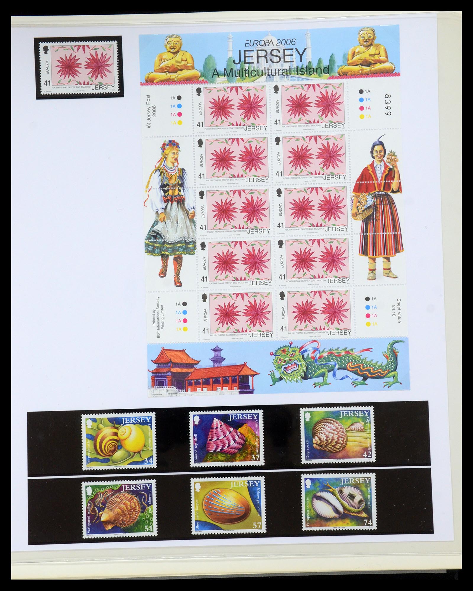 35743 056 - Postzegelverzameling 35743 Jersey 2004-2010.