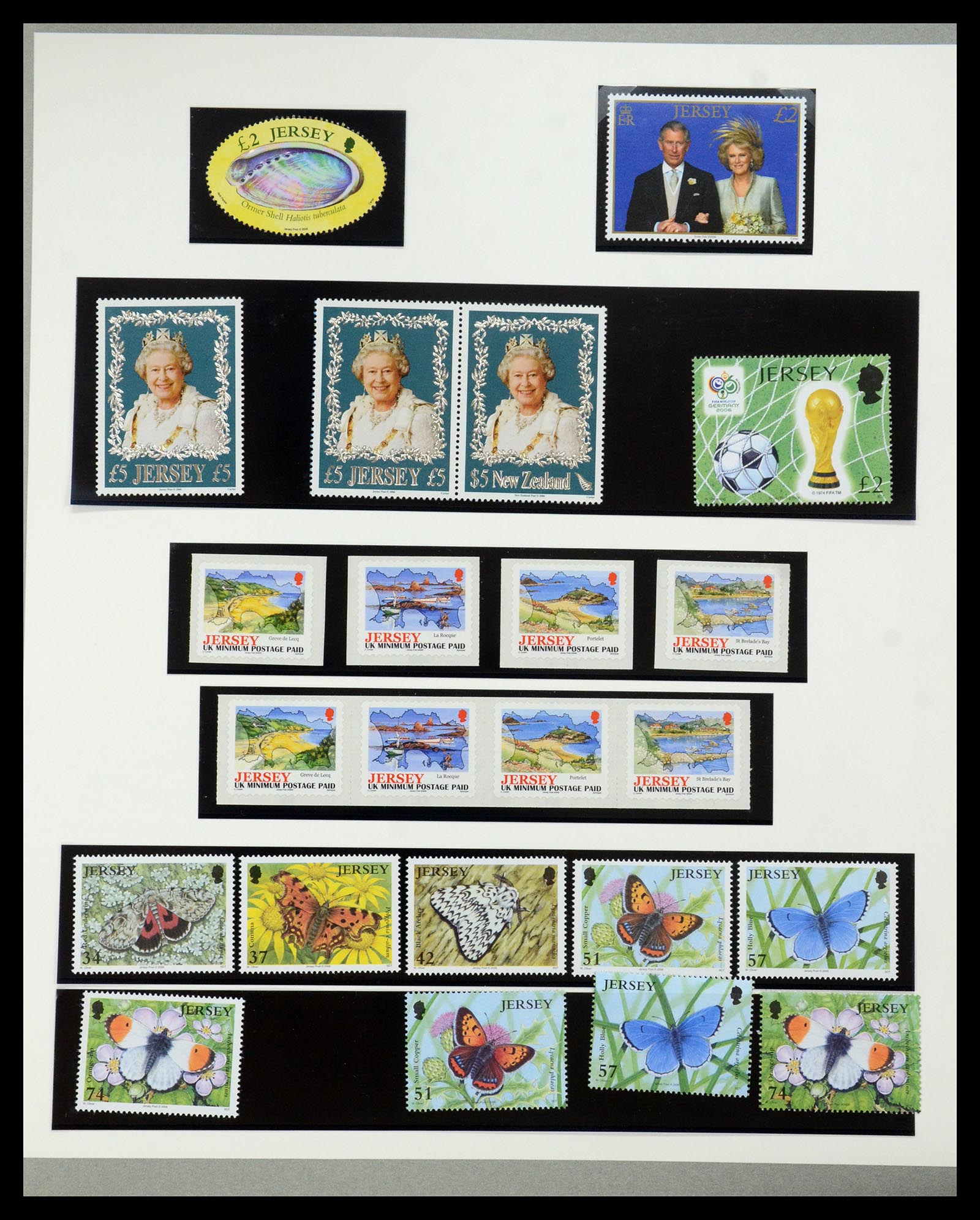 35743 057 - Postzegelverzameling 35743 Jersey 2004-2010.