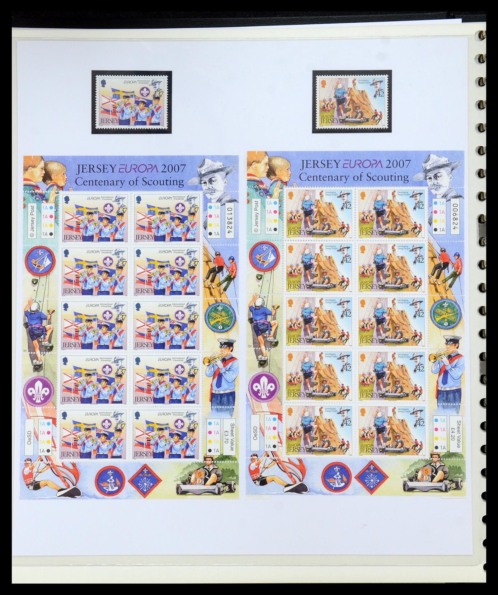 35743 062 - Postzegelverzameling 35743 Jersey 2004-2010.