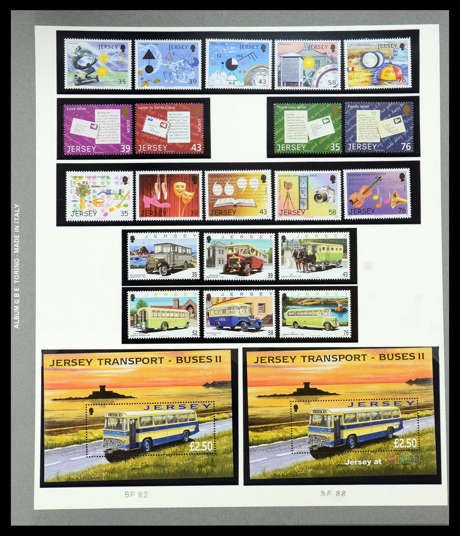 35743 068 - Postzegelverzameling 35743 Jersey 2004-2010.