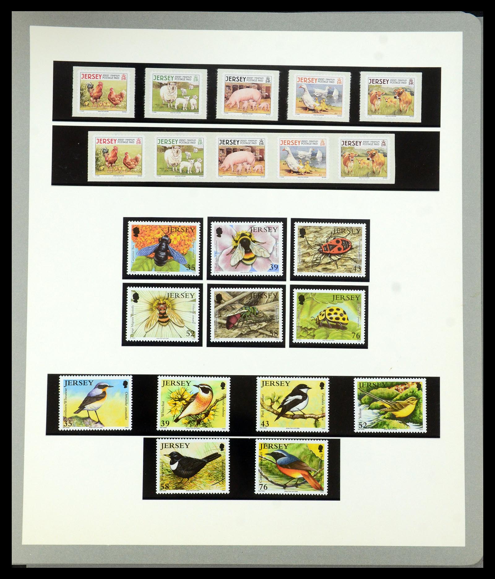 35743 071 - Postzegelverzameling 35743 Jersey 2004-2010.