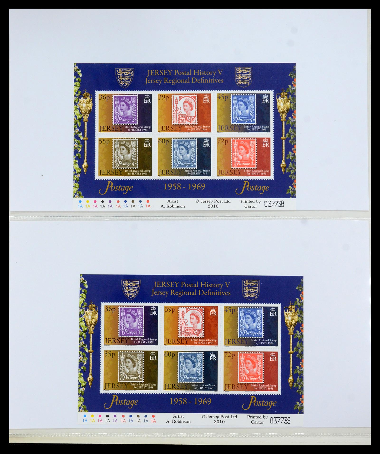 35743 087 - Stamp Collection 35743 Jersey 2004-2010.