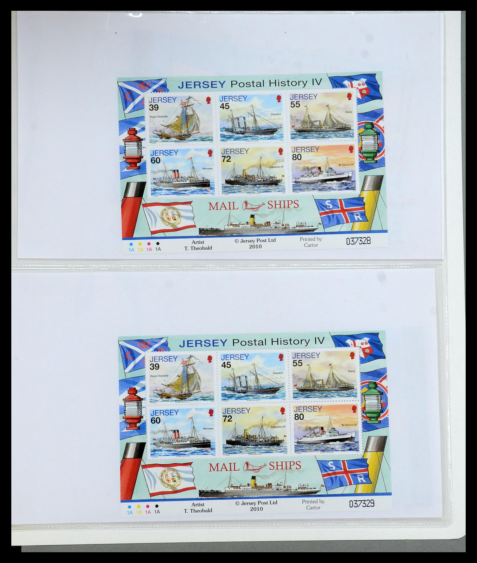 35743 090 - Stamp Collection 35743 Jersey 2004-2010.