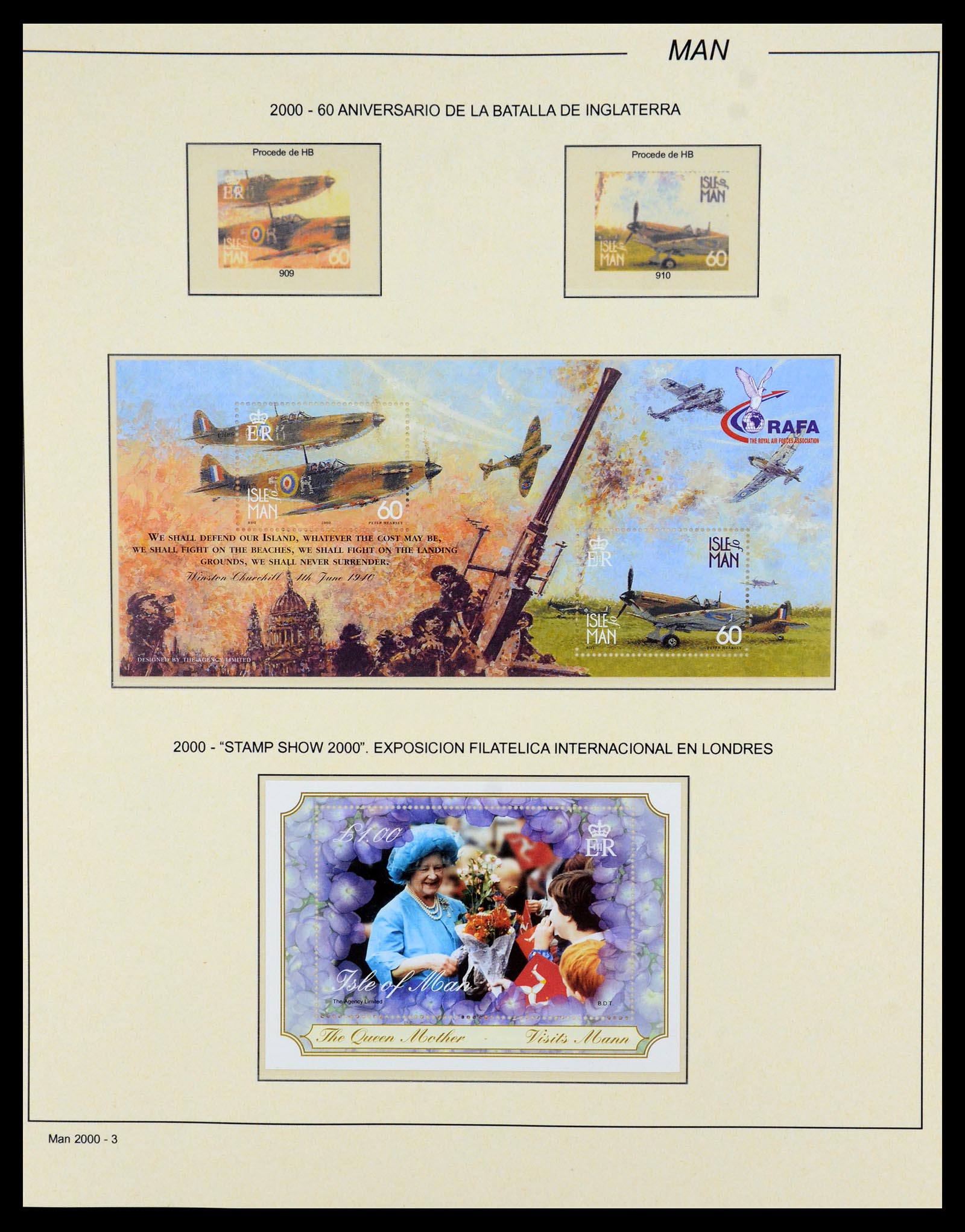 35744 003 - Postzegelverzameling 35744 Man 2000-2008.