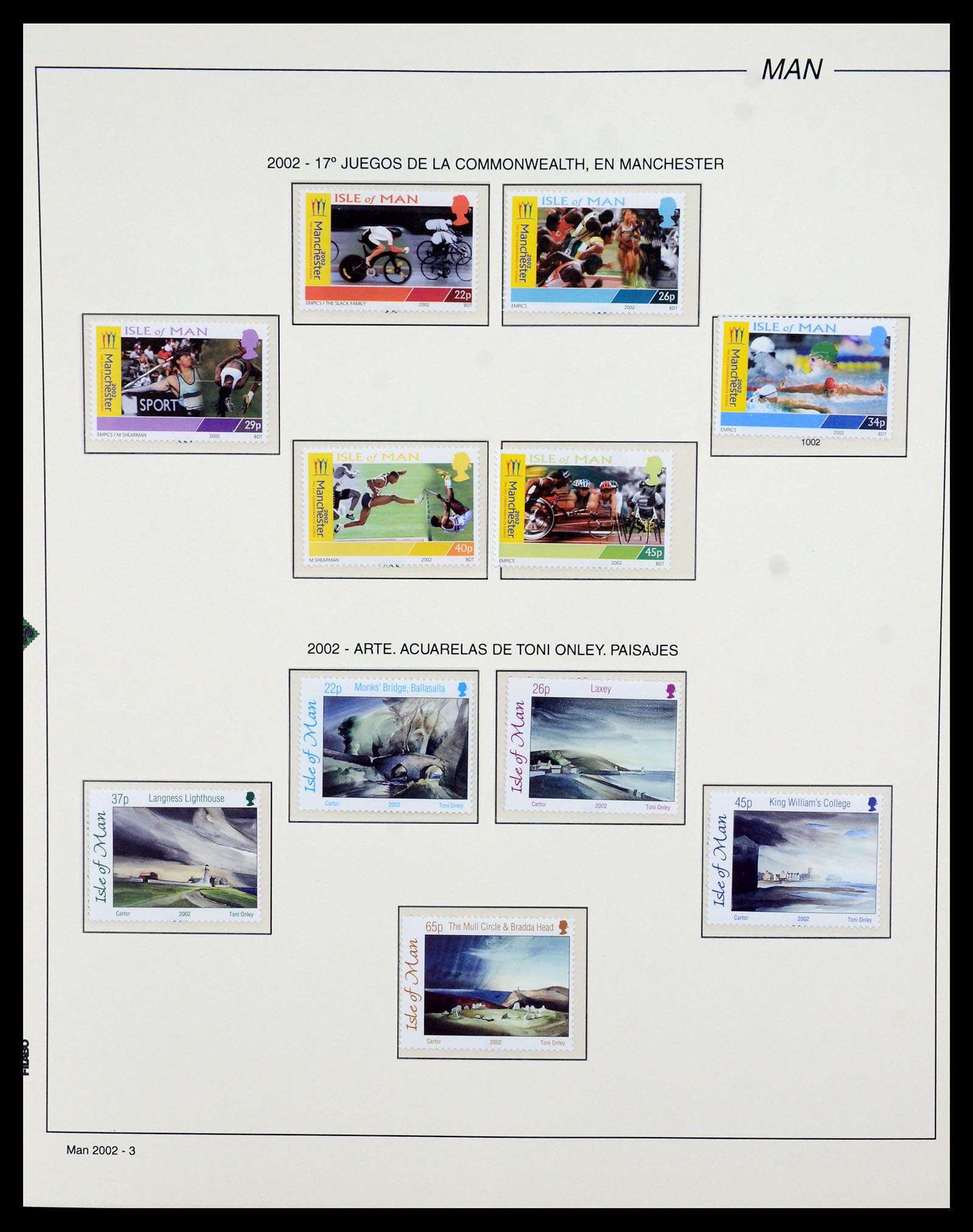 35744 016 - Postzegelverzameling 35744 Man 2000-2008.