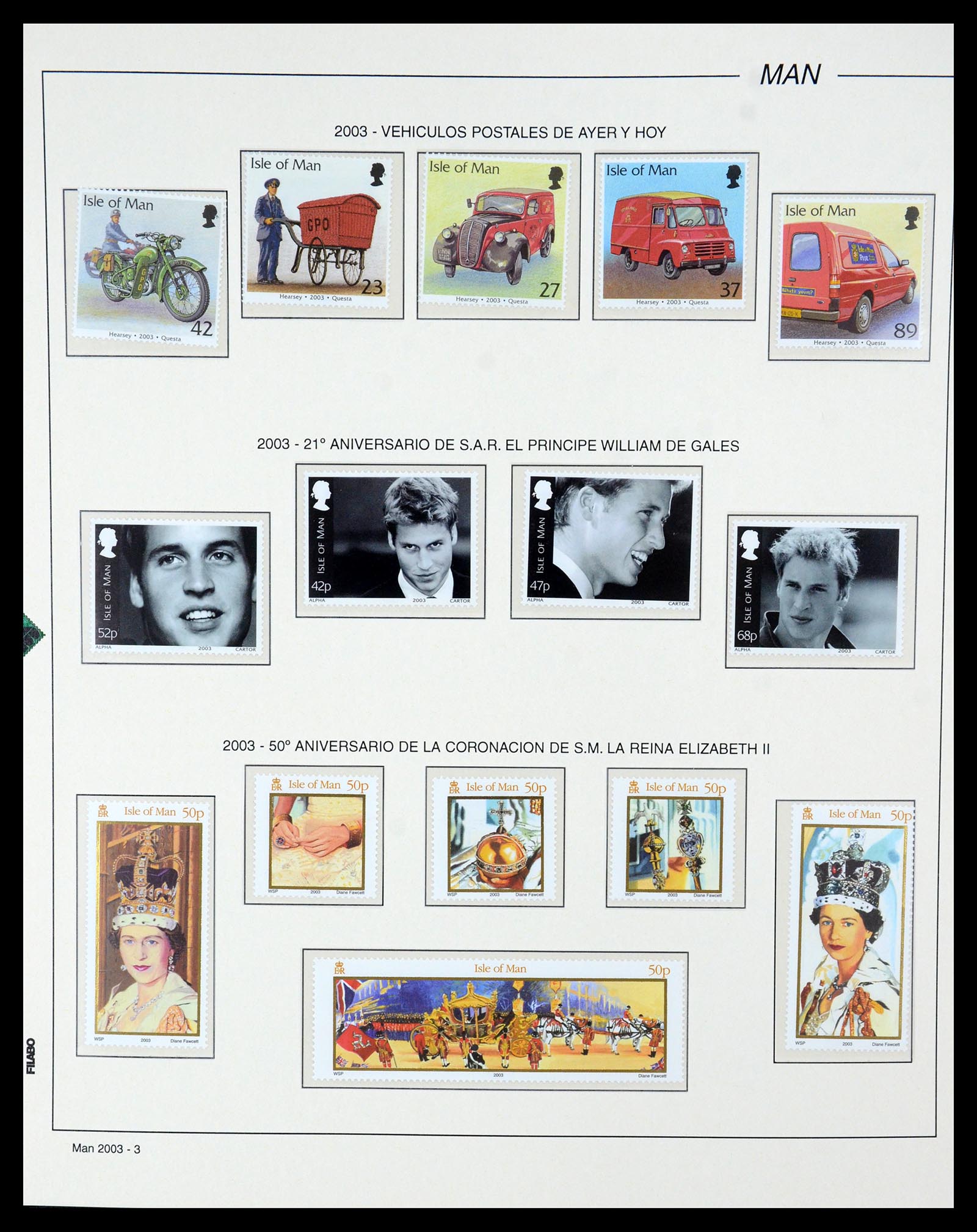 35744 022 - Postzegelverzameling 35744 Man 2000-2008.