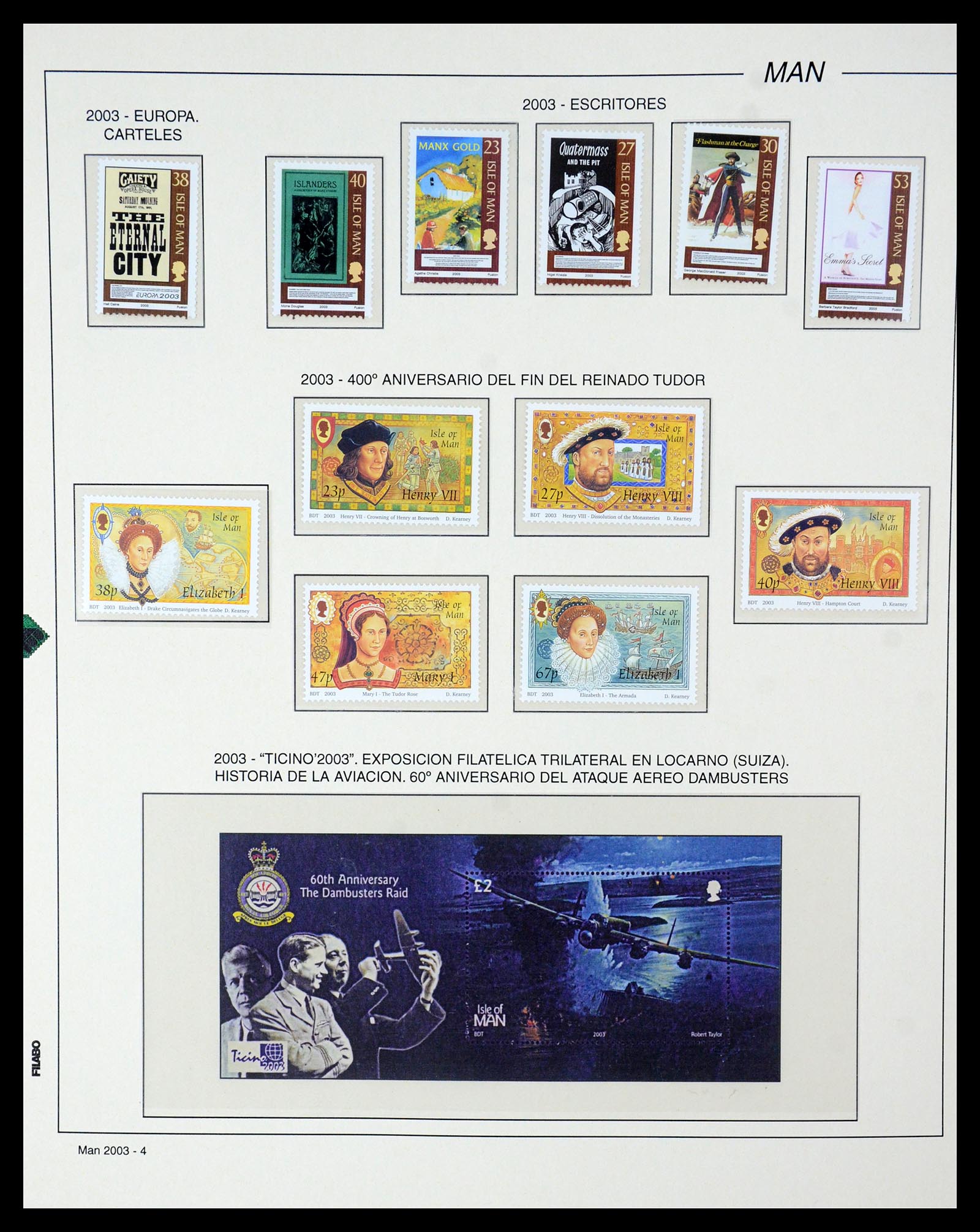 35744 023 - Postzegelverzameling 35744 Man 2000-2008.