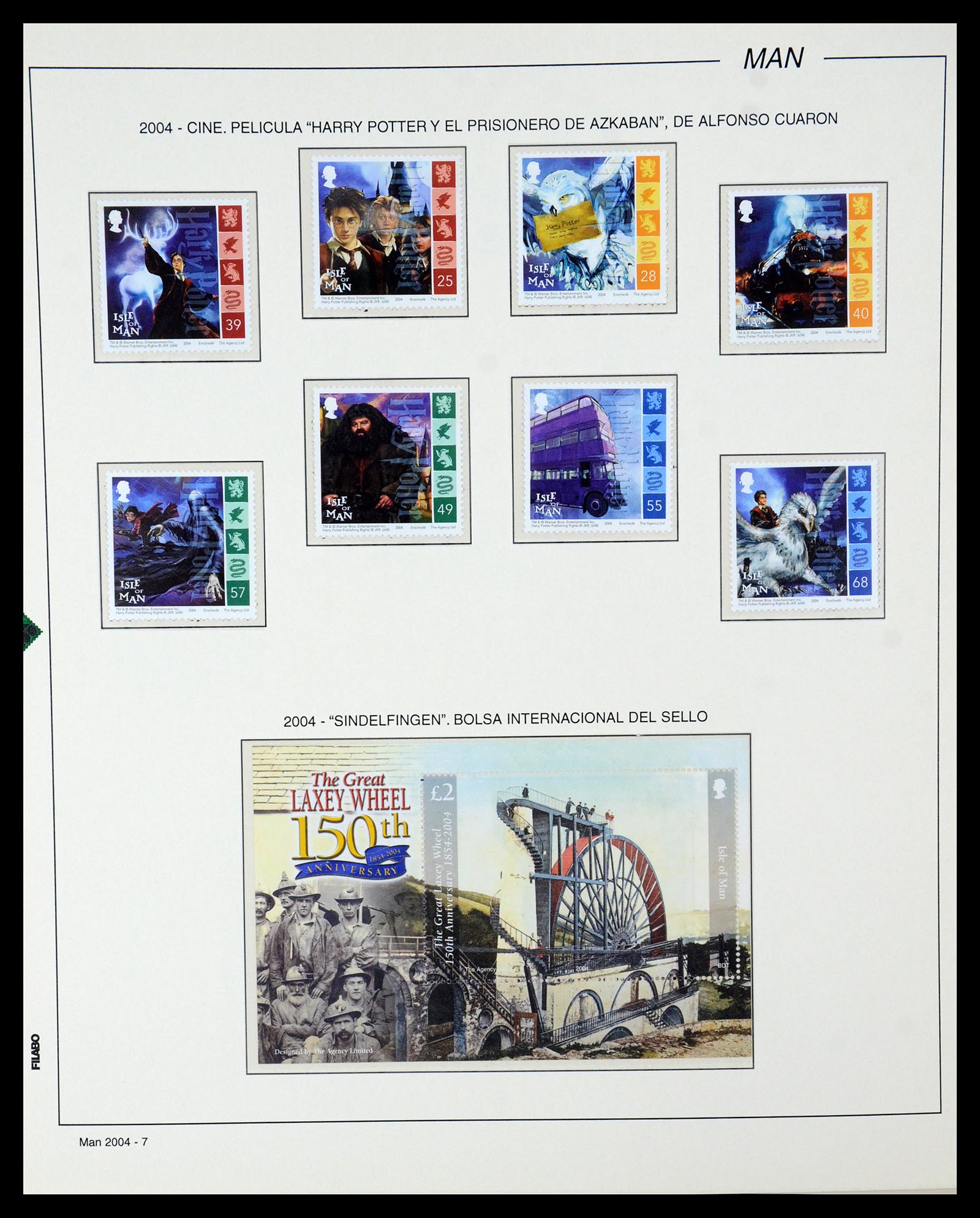 35744 028 - Postzegelverzameling 35744 Man 2000-2008.
