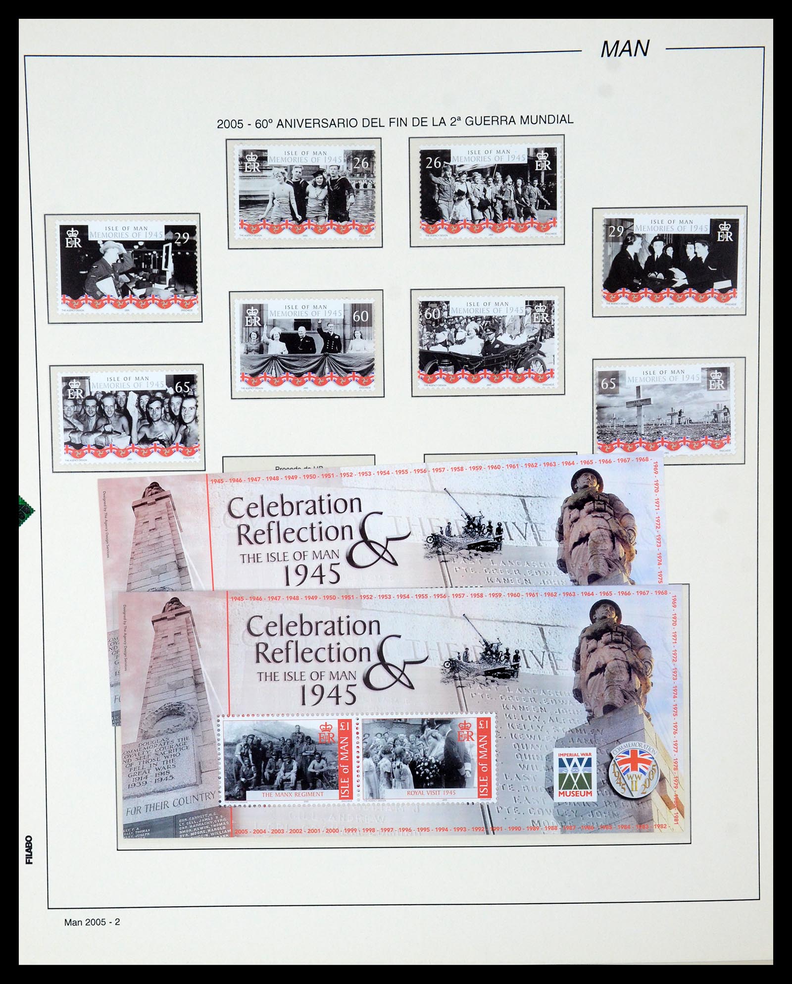 35744 029 - Postzegelverzameling 35744 Man 2000-2008.