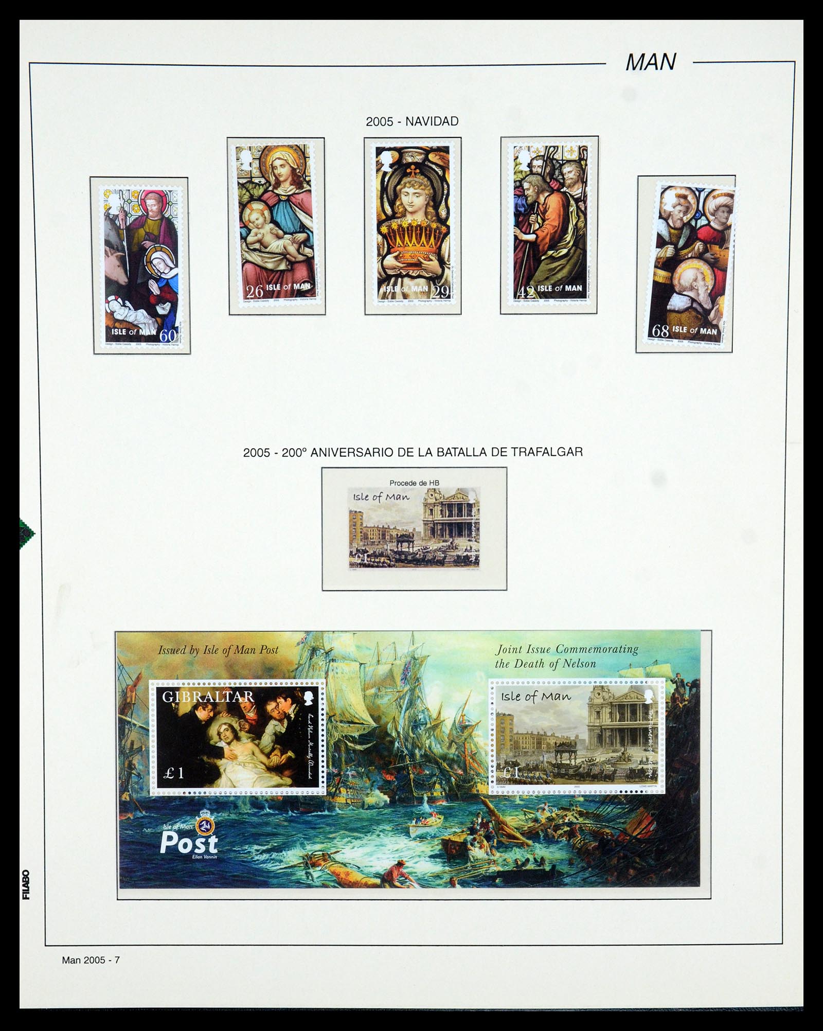 35744 034 - Postzegelverzameling 35744 Man 2000-2008.
