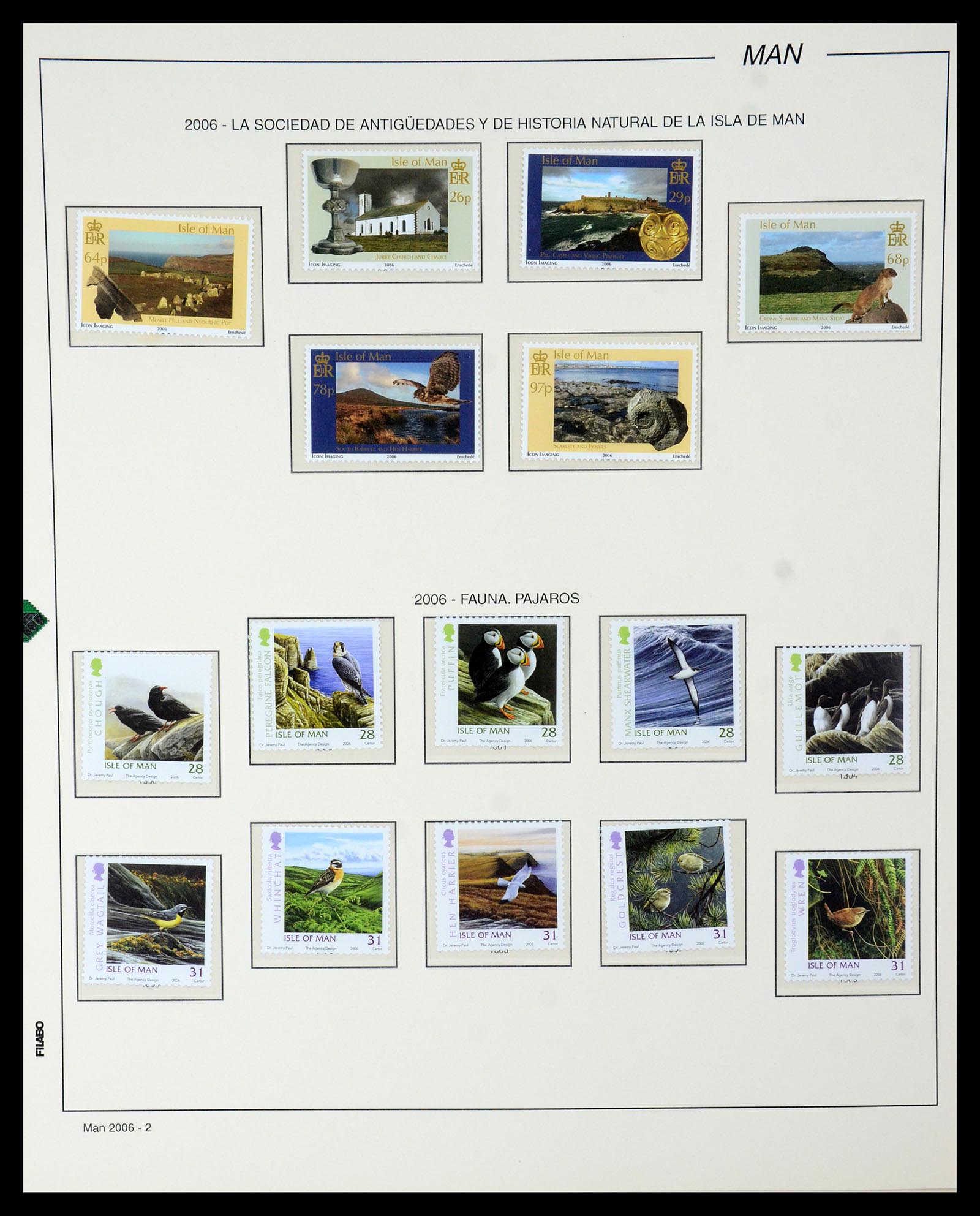 35744 036 - Postzegelverzameling 35744 Man 2000-2008.