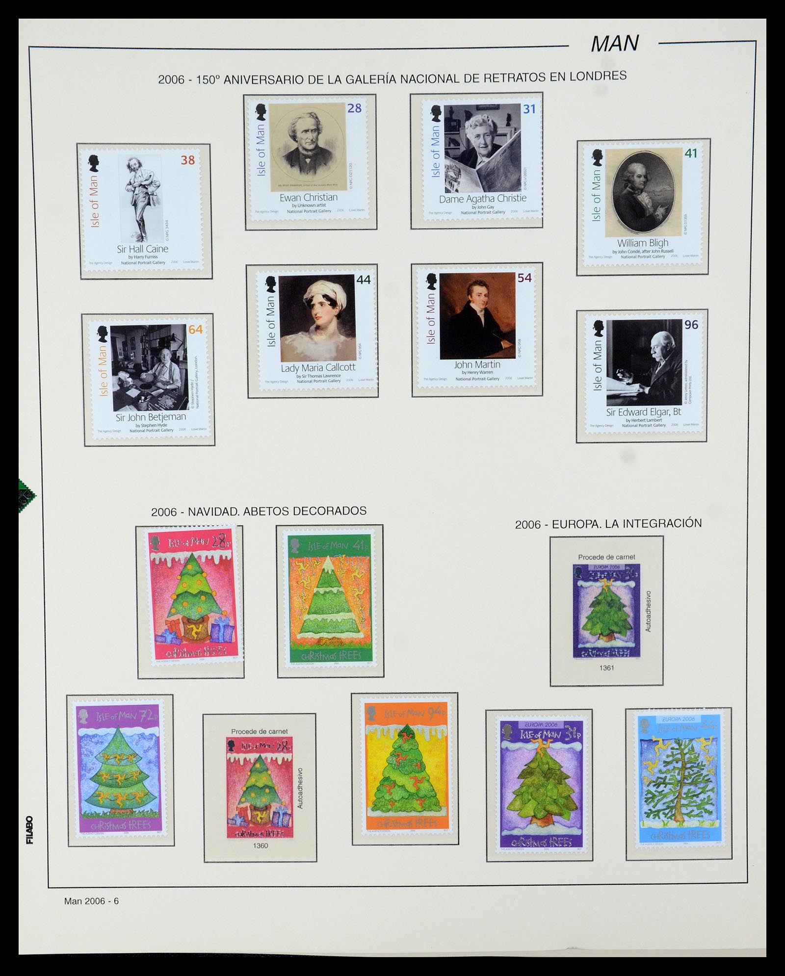 35744 040 - Postzegelverzameling 35744 Man 2000-2008.