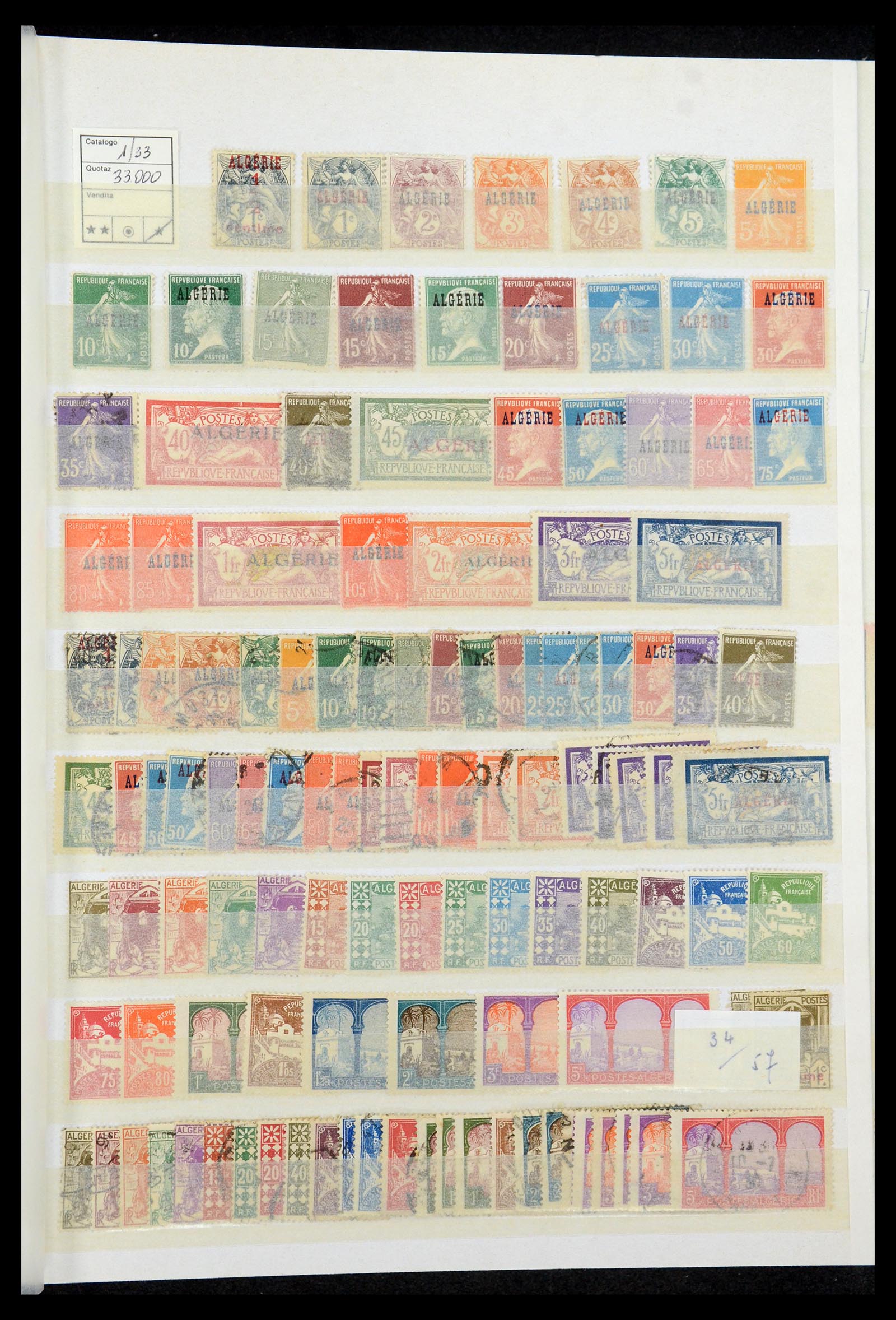 35745 001 - Postzegelverzameling 35745 Franse koloniën 1870-1995.