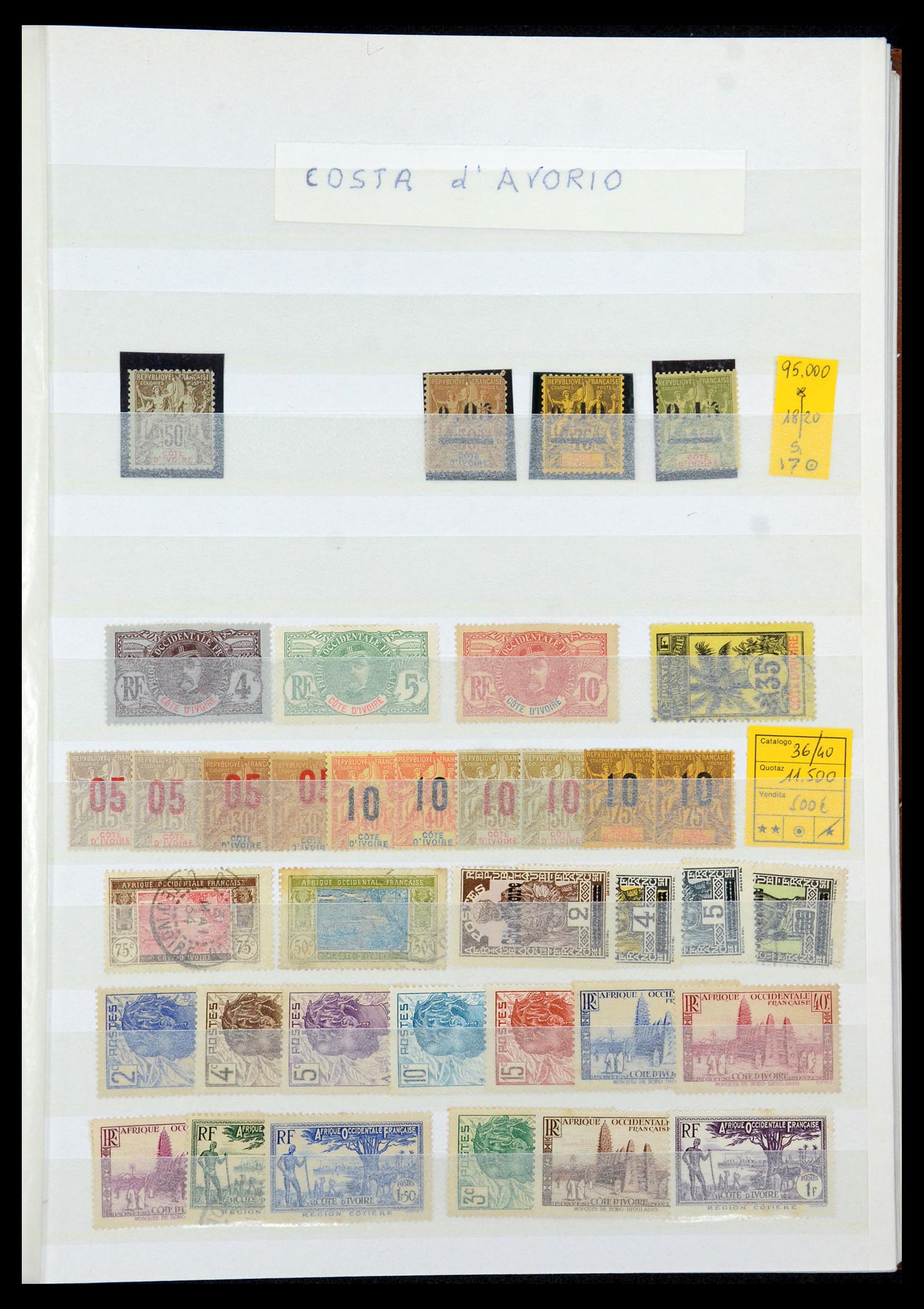 35745 025 - Postzegelverzameling 35745 Franse koloniën 1870-1995.