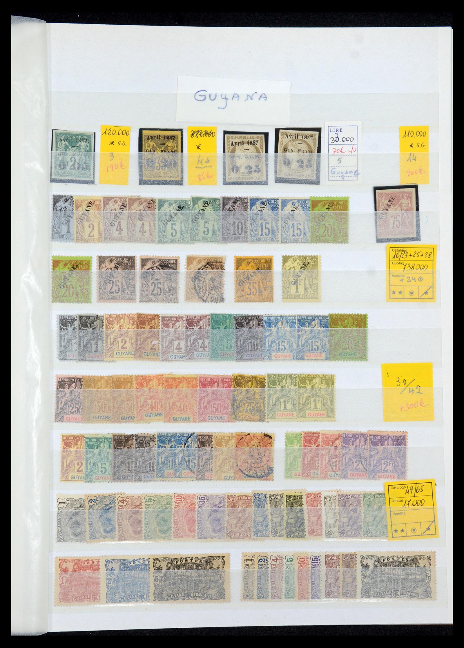 35745 033 - Postzegelverzameling 35745 Franse koloniën 1870-1995.