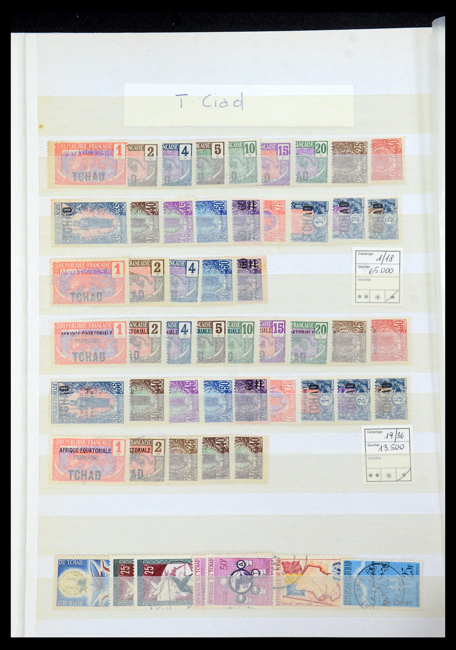 35745 044 - Postzegelverzameling 35745 Franse koloniën 1870-1995.