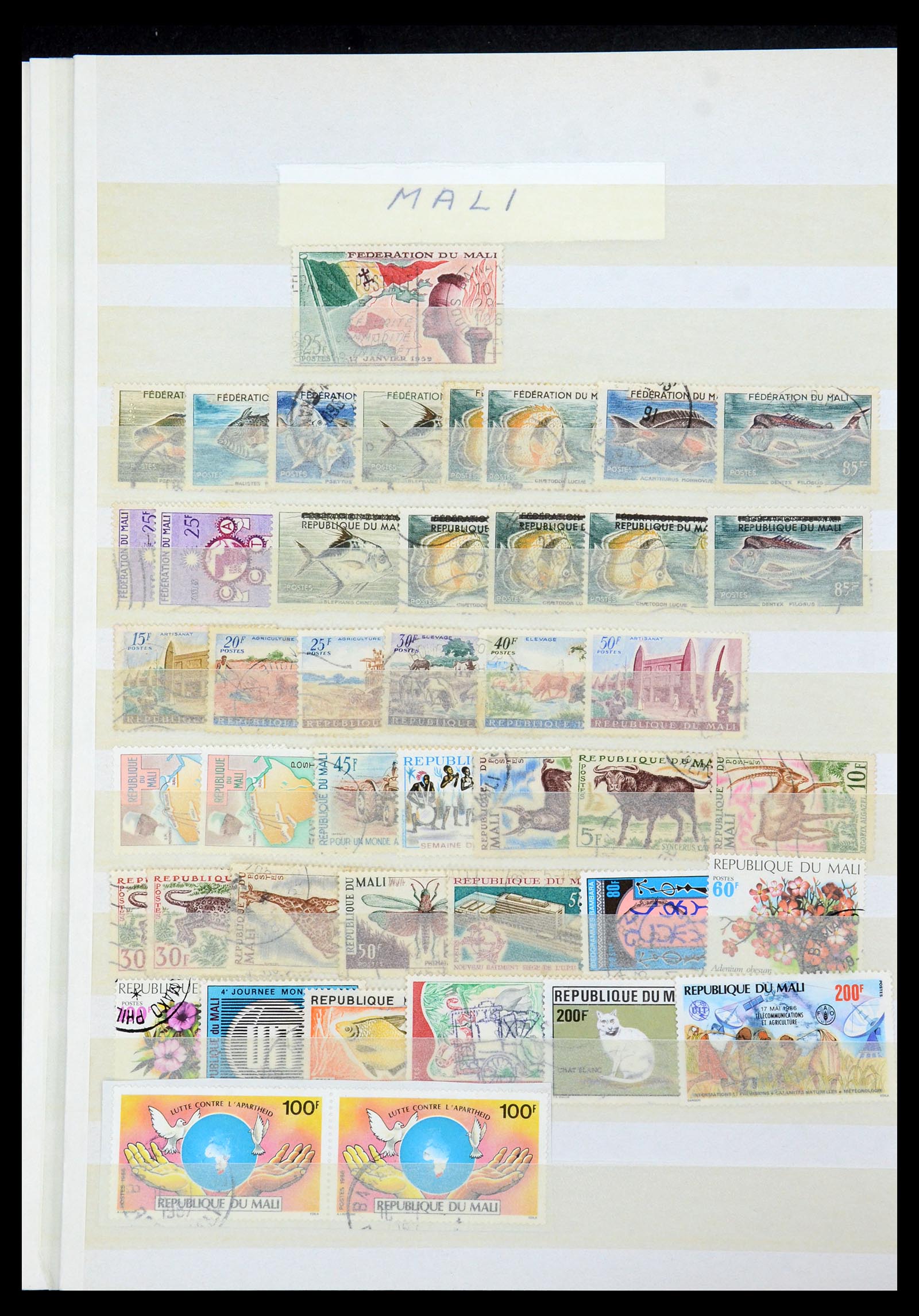 35745 052 - Postzegelverzameling 35745 Franse koloniën 1870-1995.