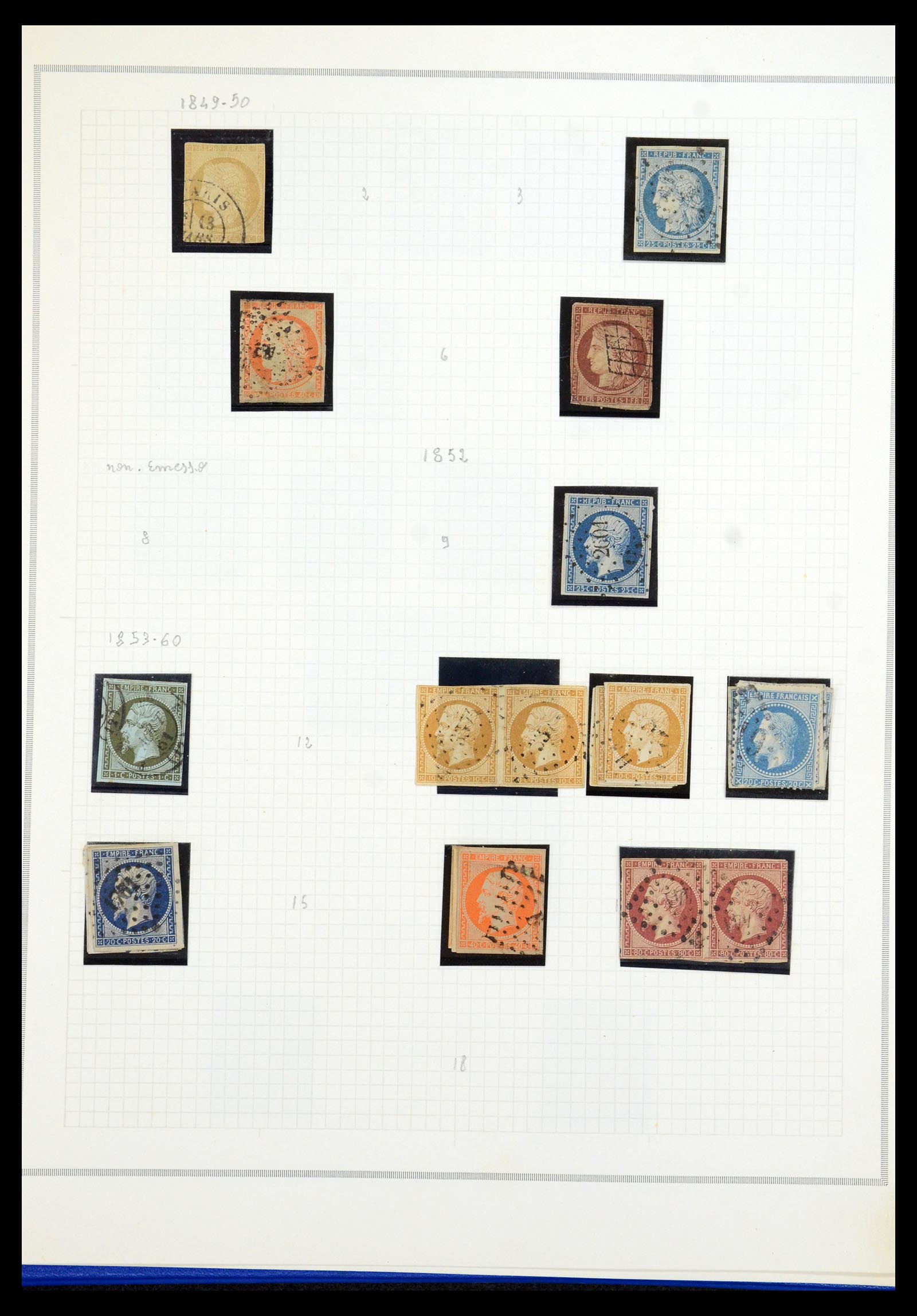 35749 001 - Postzegelverzameling 35749 Frankrijk 1849-1997.