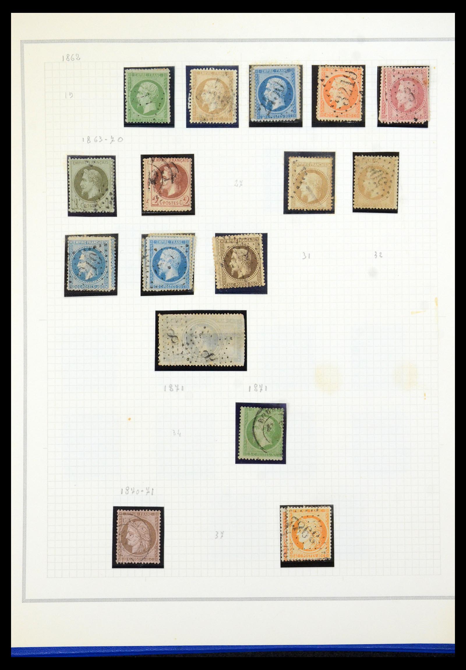 35749 002 - Postzegelverzameling 35749 Frankrijk 1849-1997.
