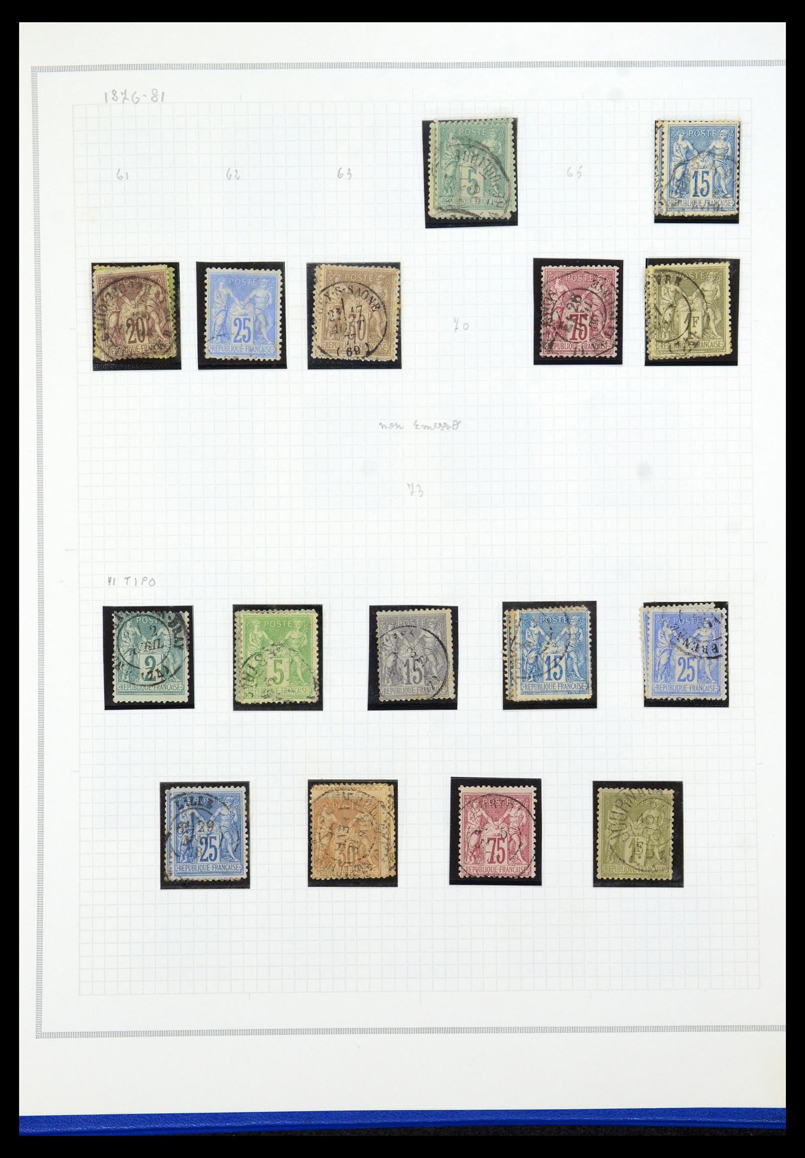 35749 004 - Postzegelverzameling 35749 Frankrijk 1849-1997.