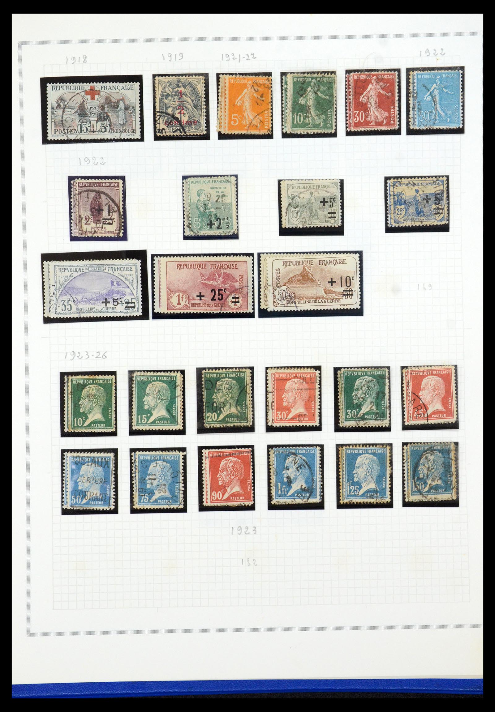 35749 008 - Postzegelverzameling 35749 Frankrijk 1849-1997.