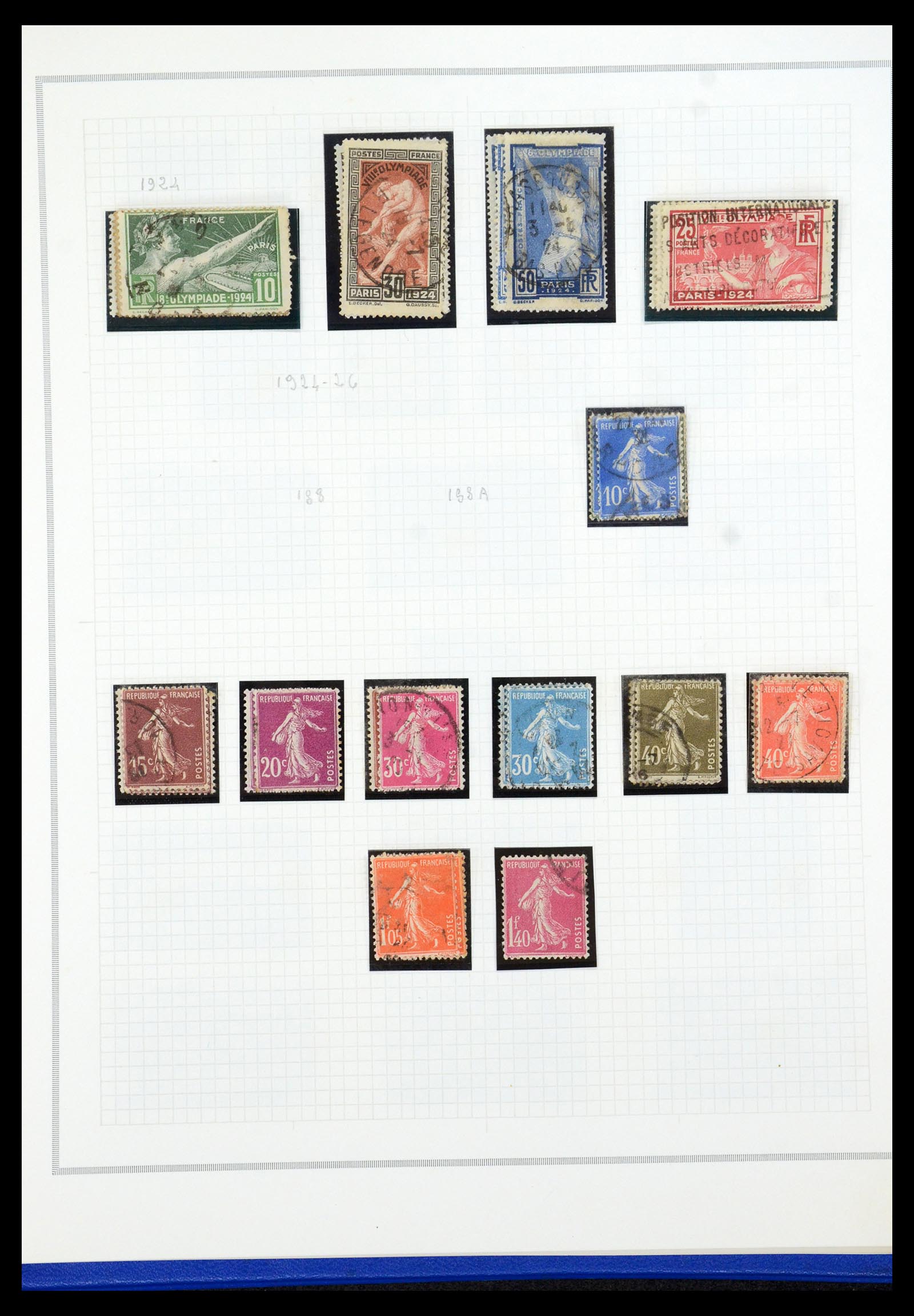 35749 009 - Postzegelverzameling 35749 Frankrijk 1849-1997.