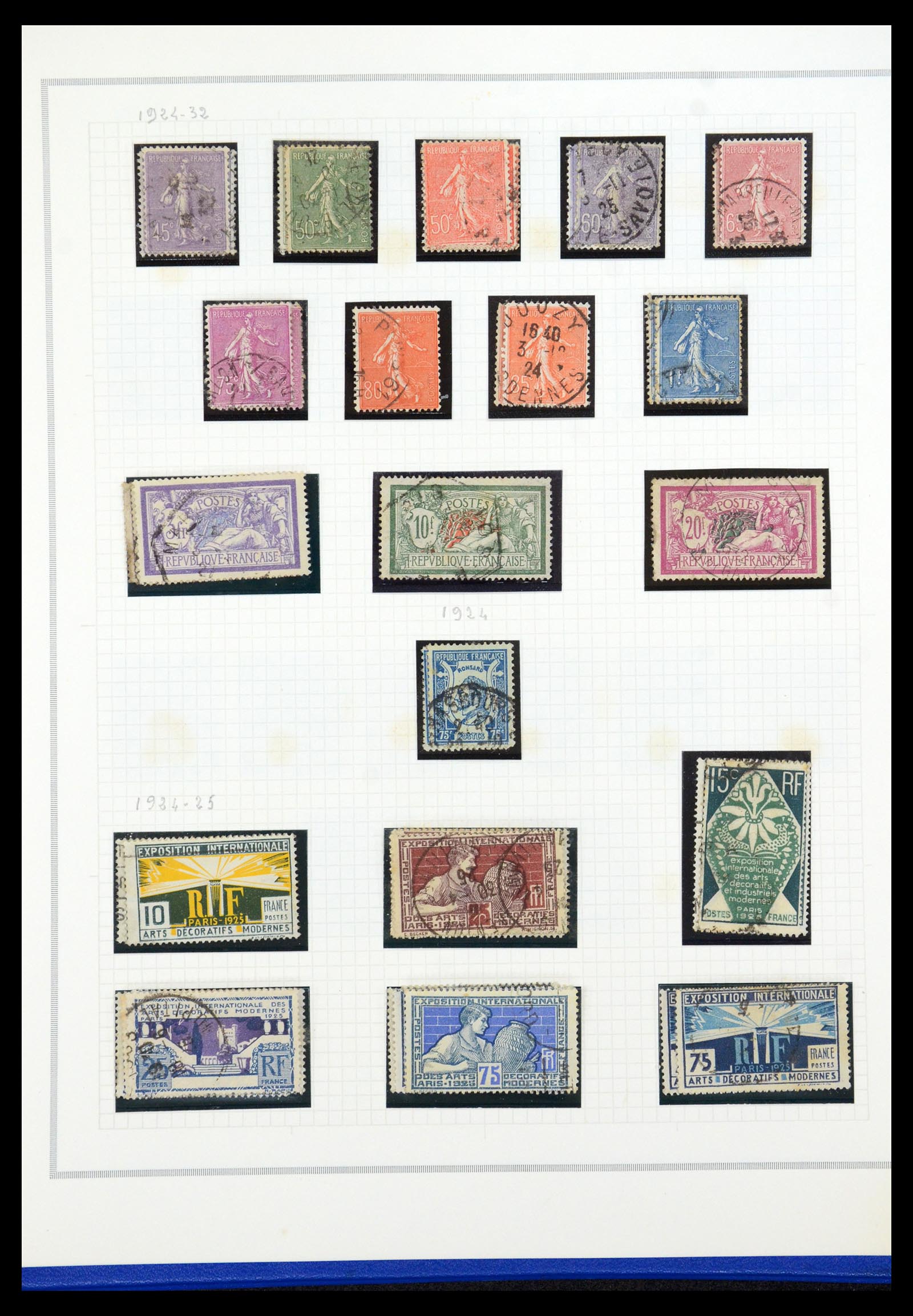 35749 010 - Postzegelverzameling 35749 Frankrijk 1849-1997.