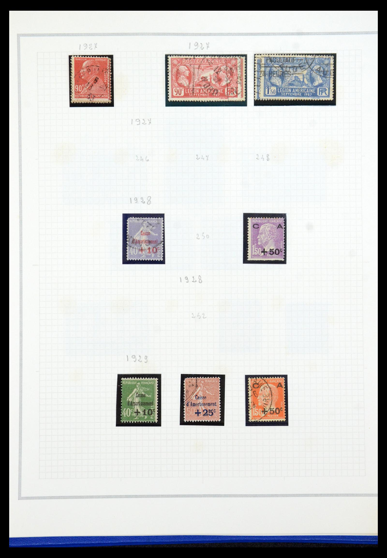 35749 012 - Postzegelverzameling 35749 Frankrijk 1849-1997.