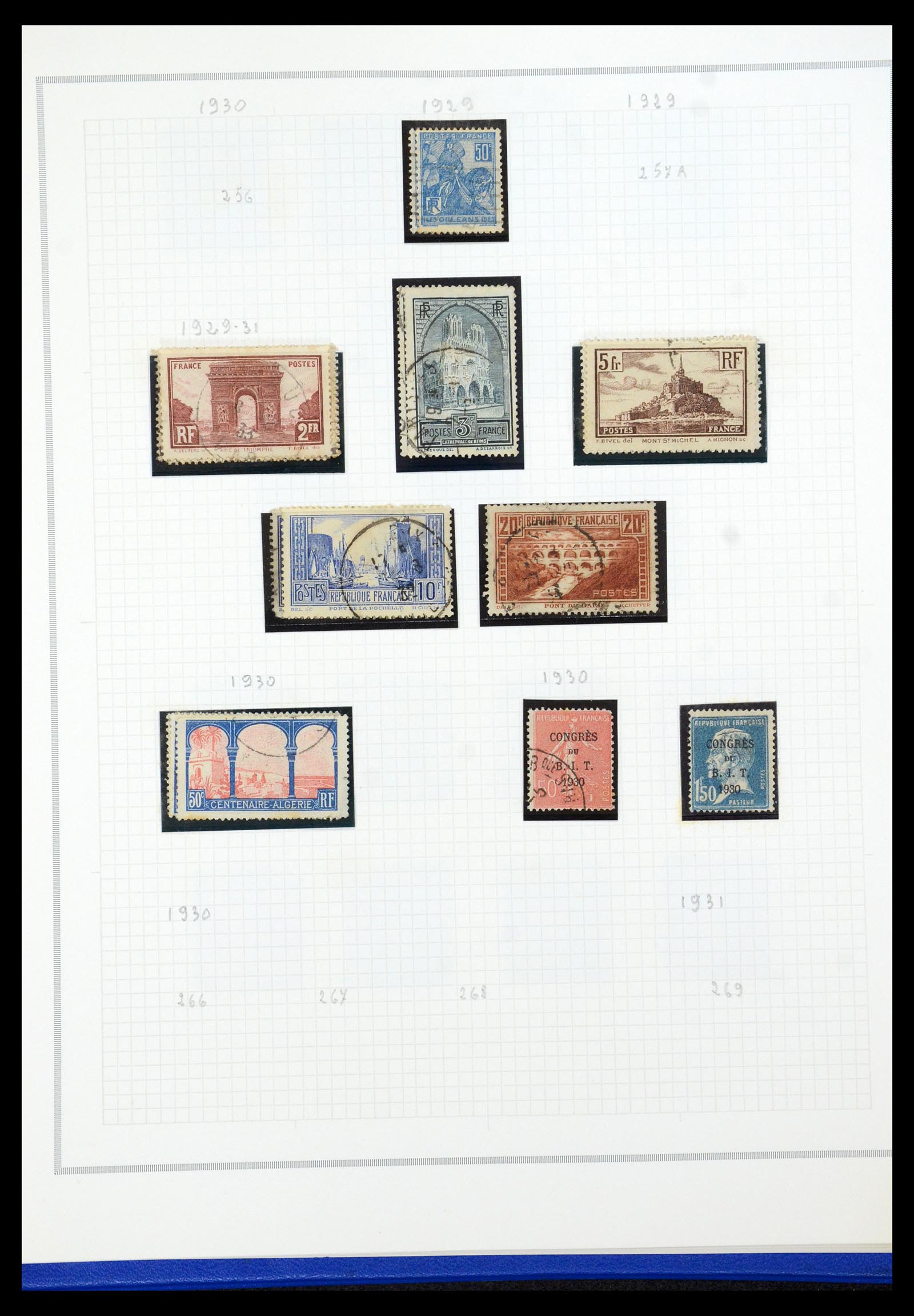 35749 013 - Postzegelverzameling 35749 Frankrijk 1849-1997.