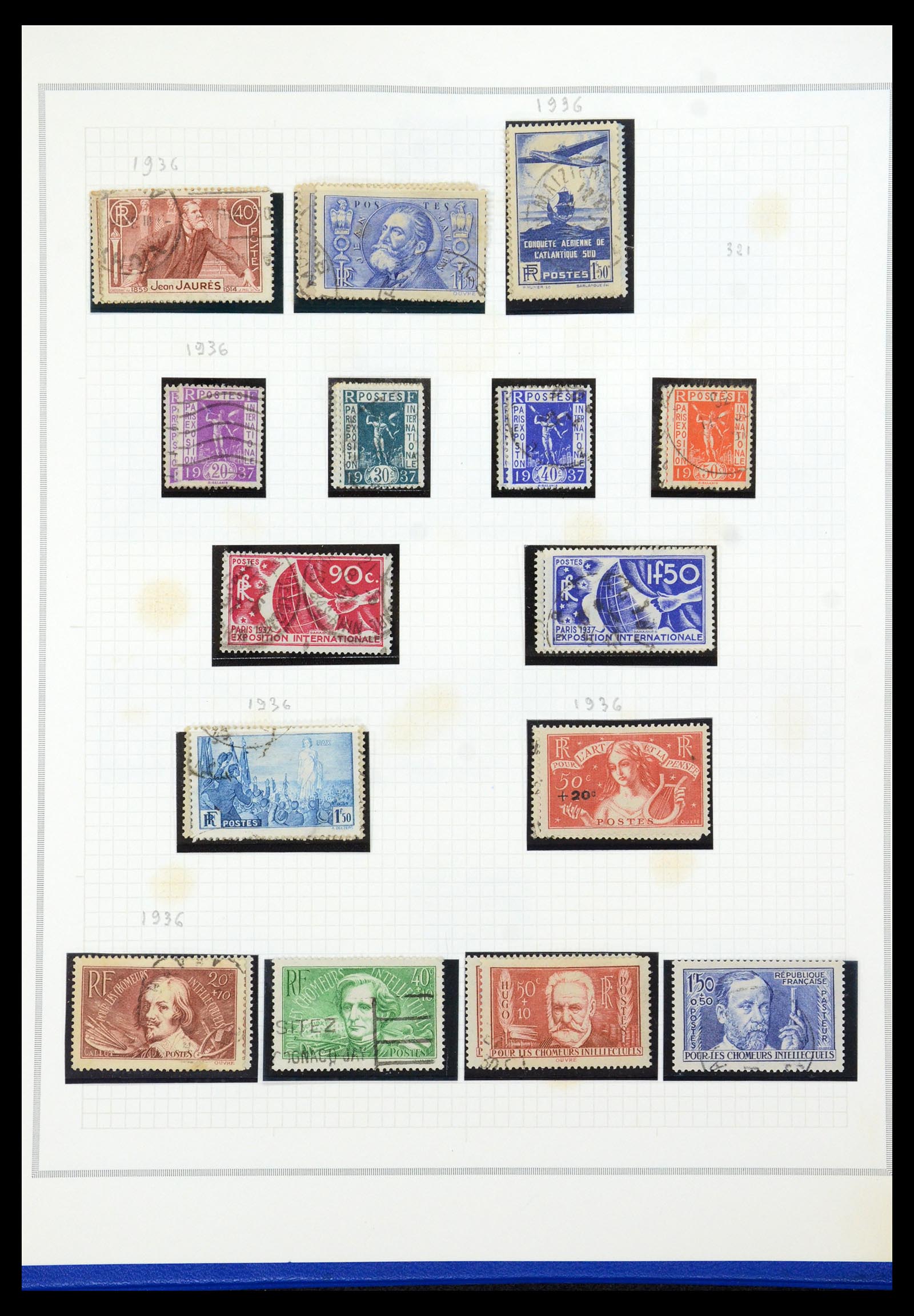 35749 017 - Postzegelverzameling 35749 Frankrijk 1849-1997.