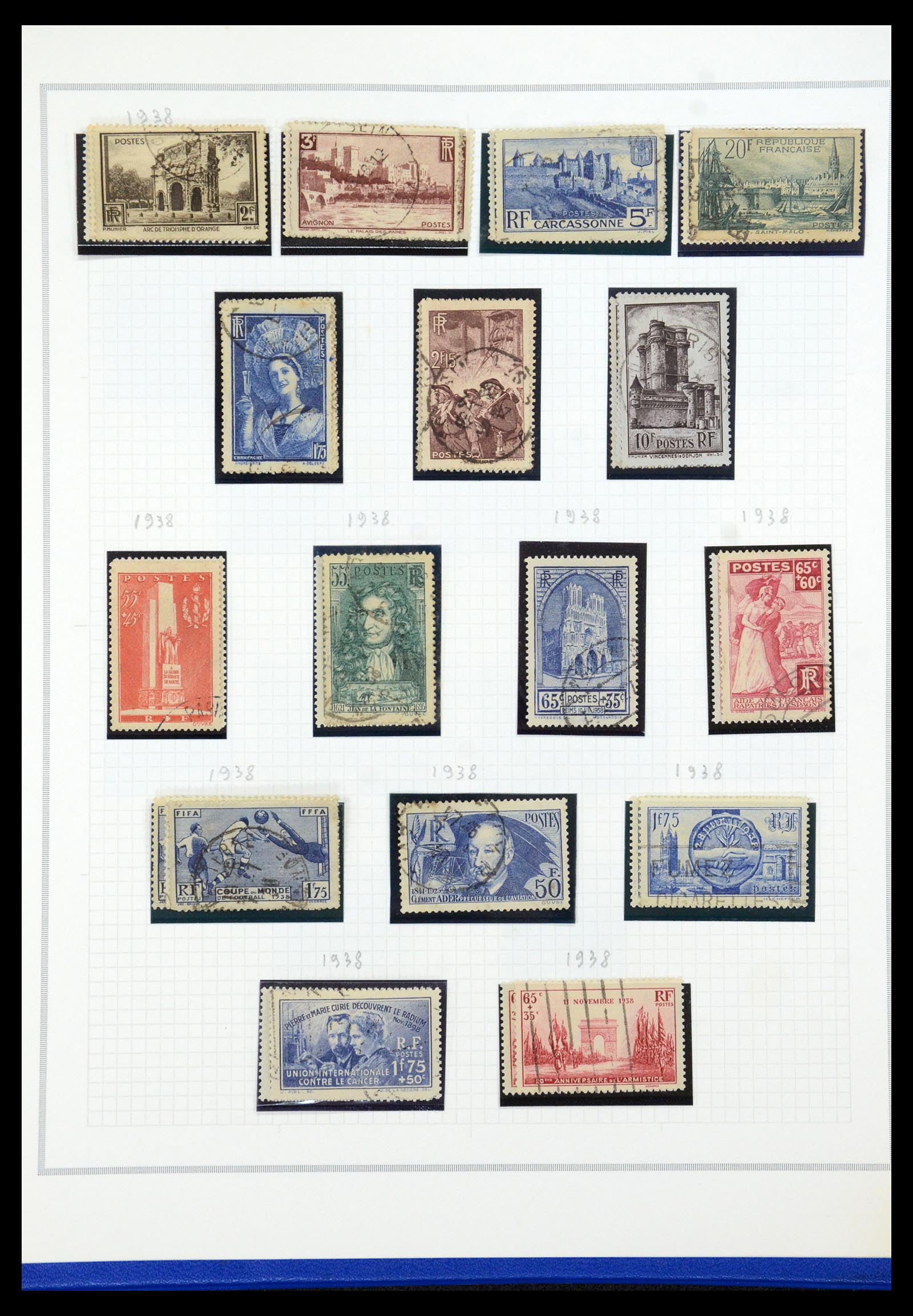35749 021 - Postzegelverzameling 35749 Frankrijk 1849-1997.