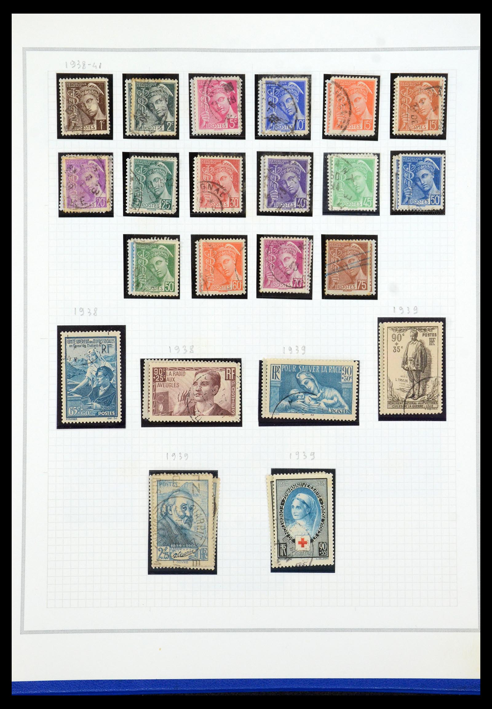 35749 022 - Postzegelverzameling 35749 Frankrijk 1849-1997.