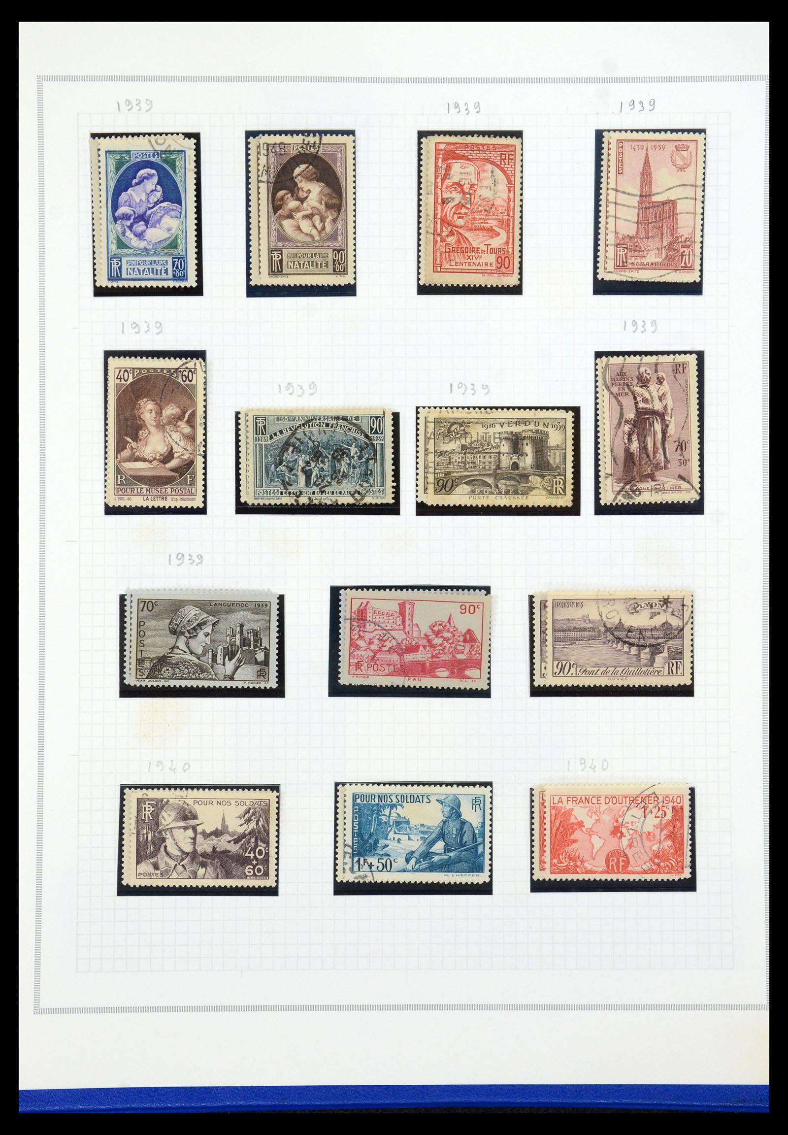 35749 024 - Postzegelverzameling 35749 Frankrijk 1849-1997.