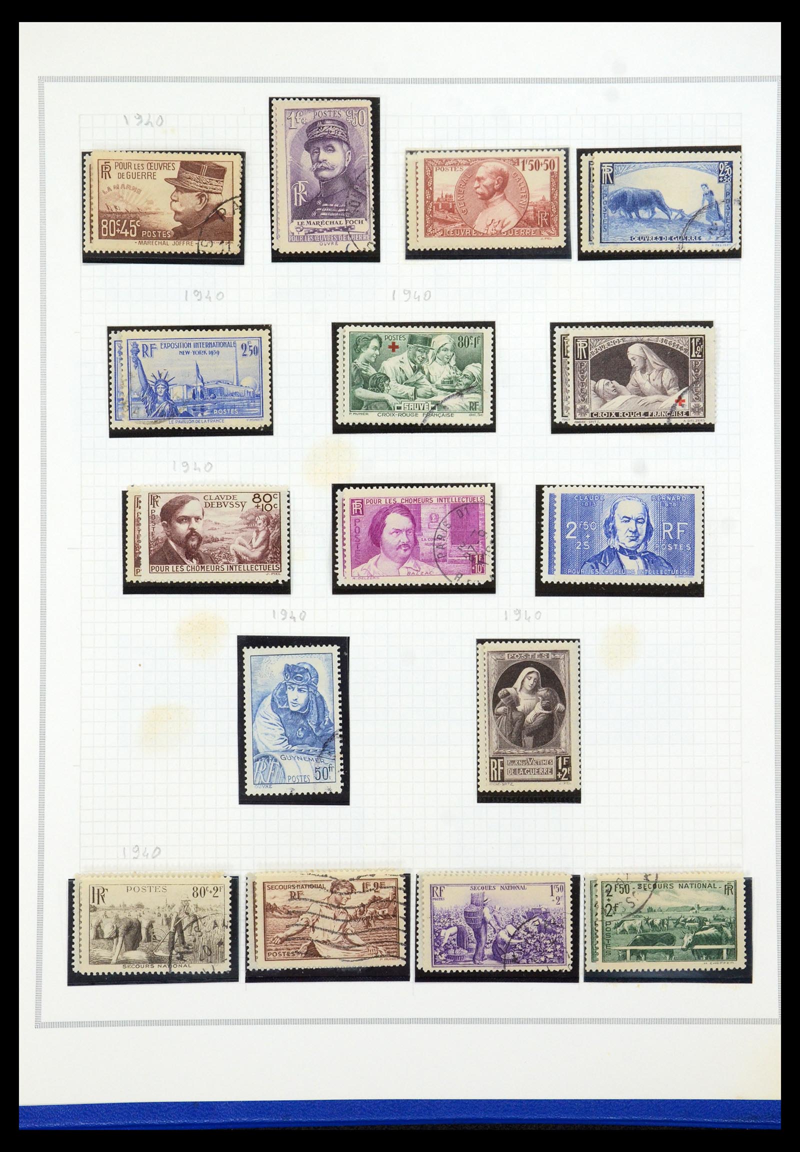 35749 025 - Postzegelverzameling 35749 Frankrijk 1849-1997.
