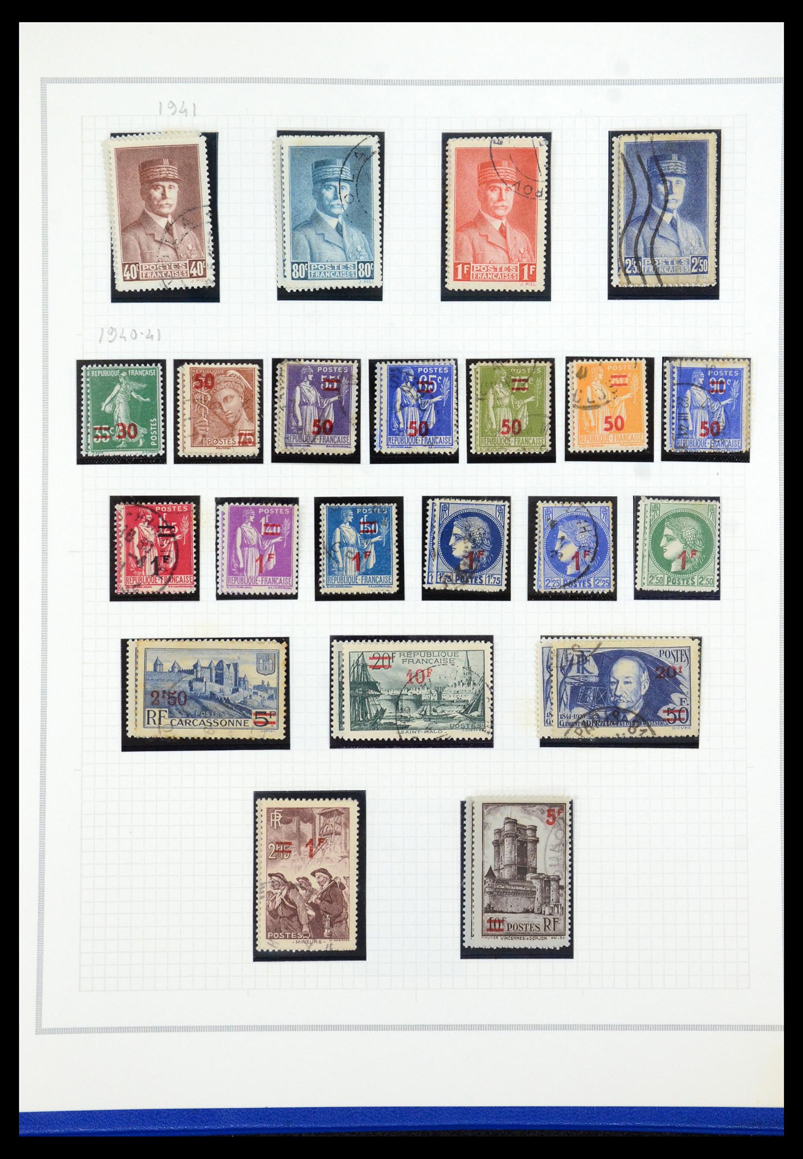 35749 026 - Postzegelverzameling 35749 Frankrijk 1849-1997.