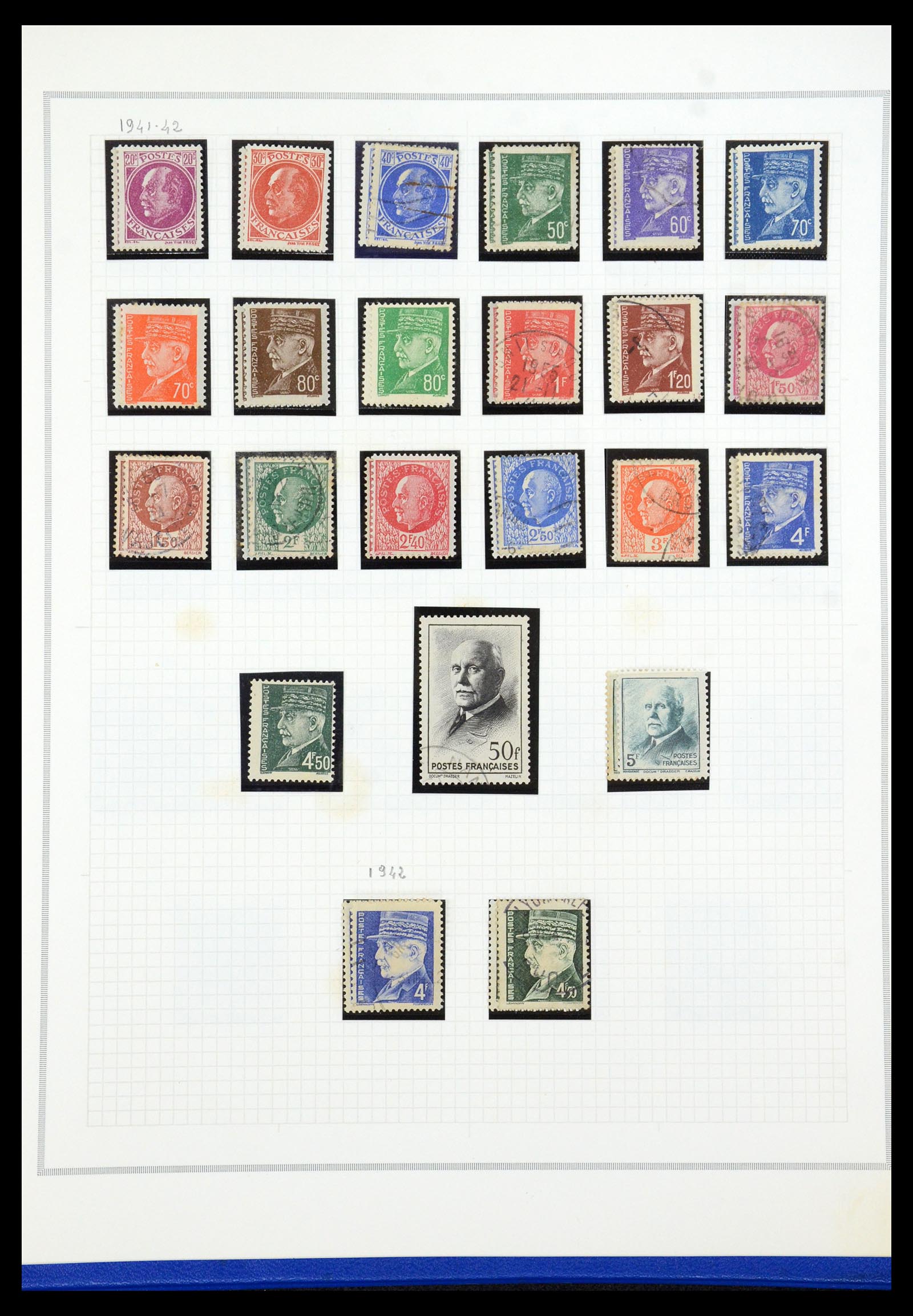 35749 028 - Postzegelverzameling 35749 Frankrijk 1849-1997.